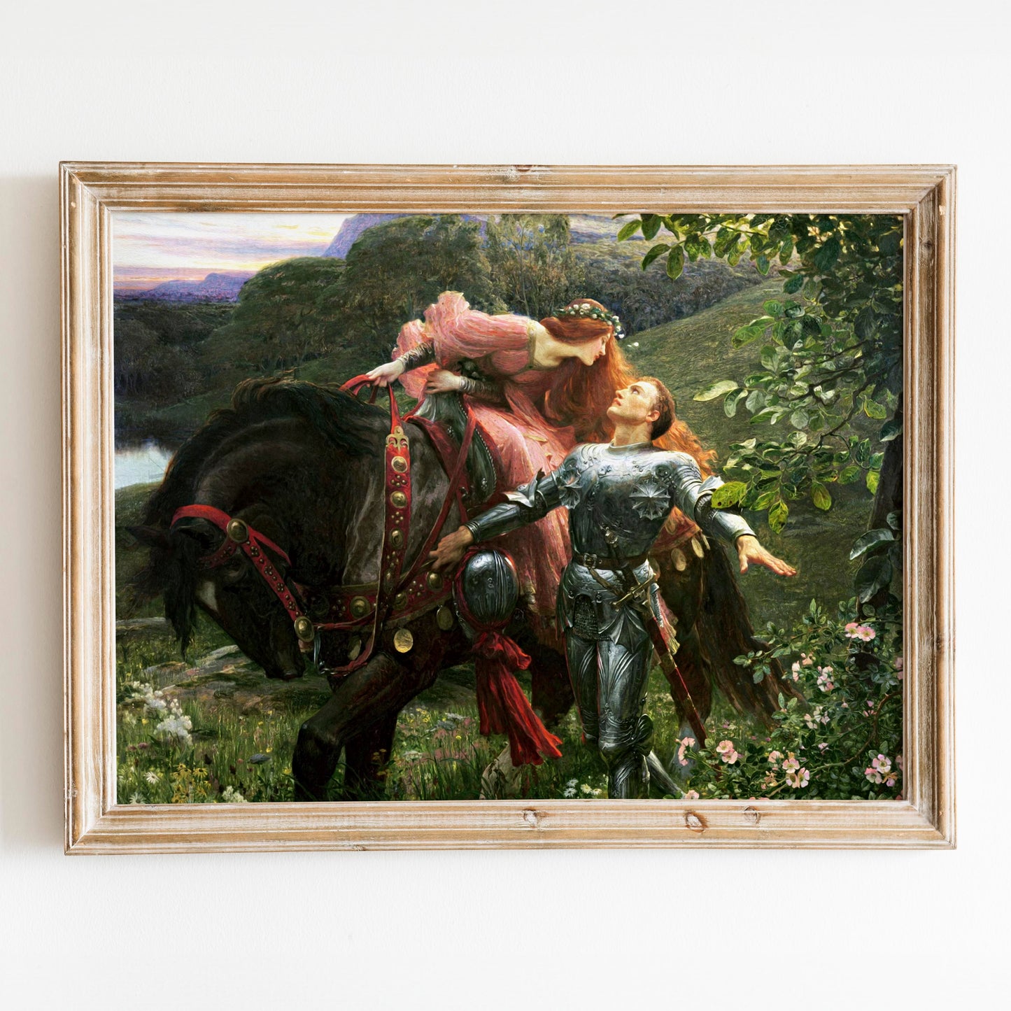 La Belle Dame Sans Merci By Sir Frank Dicksee