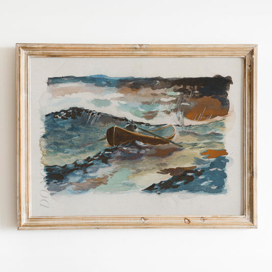 Good Will Hunting Rowboat Painting