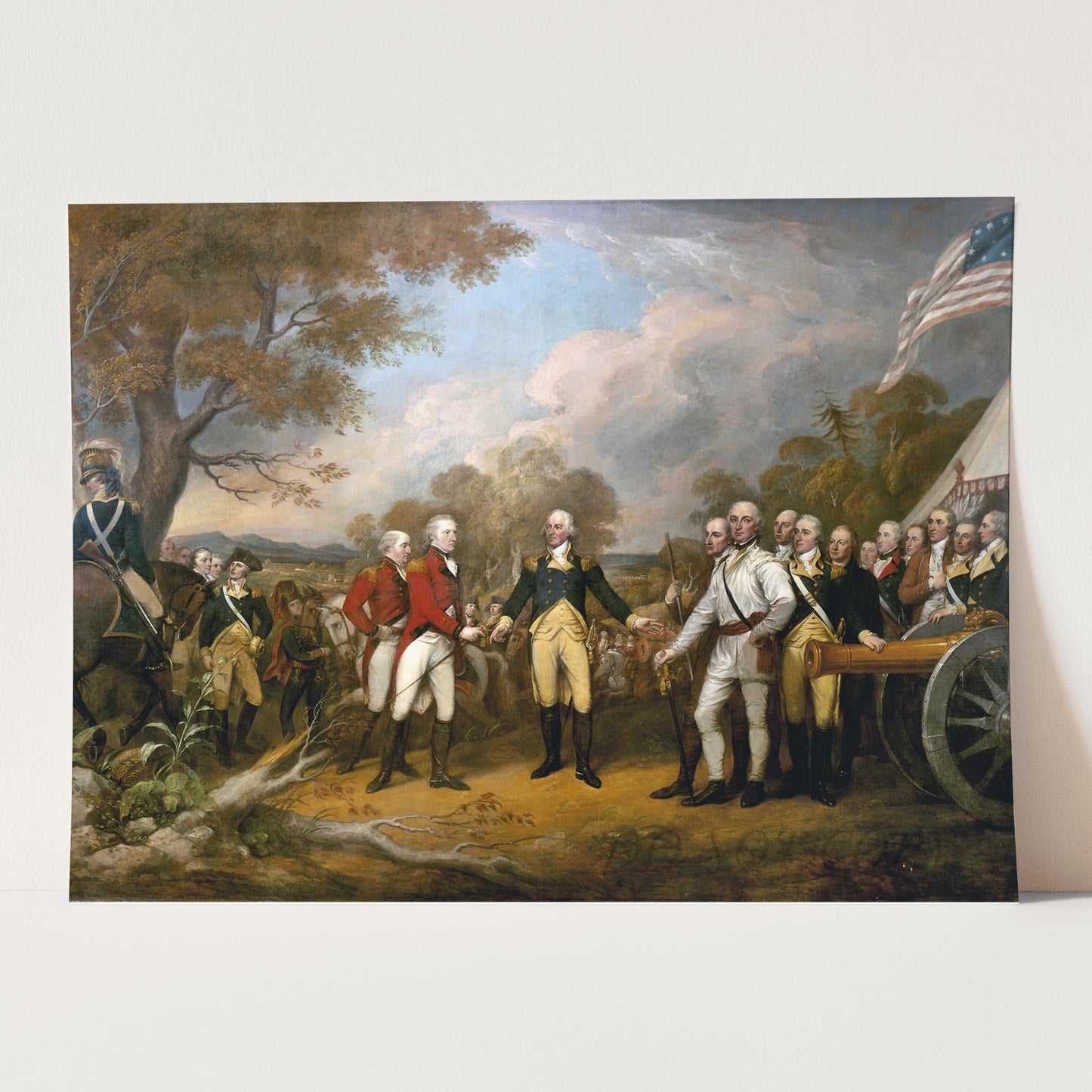 Surrender of General Burgoyne by John Trumbull