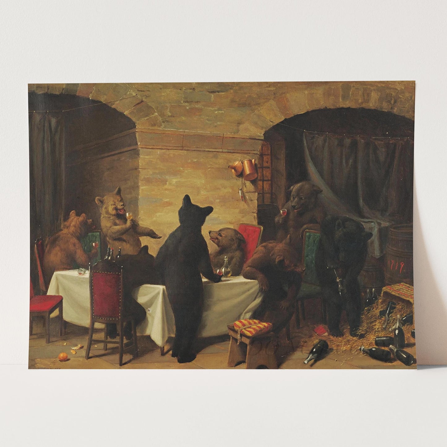 Bear Carousel by William Holbrook Beard