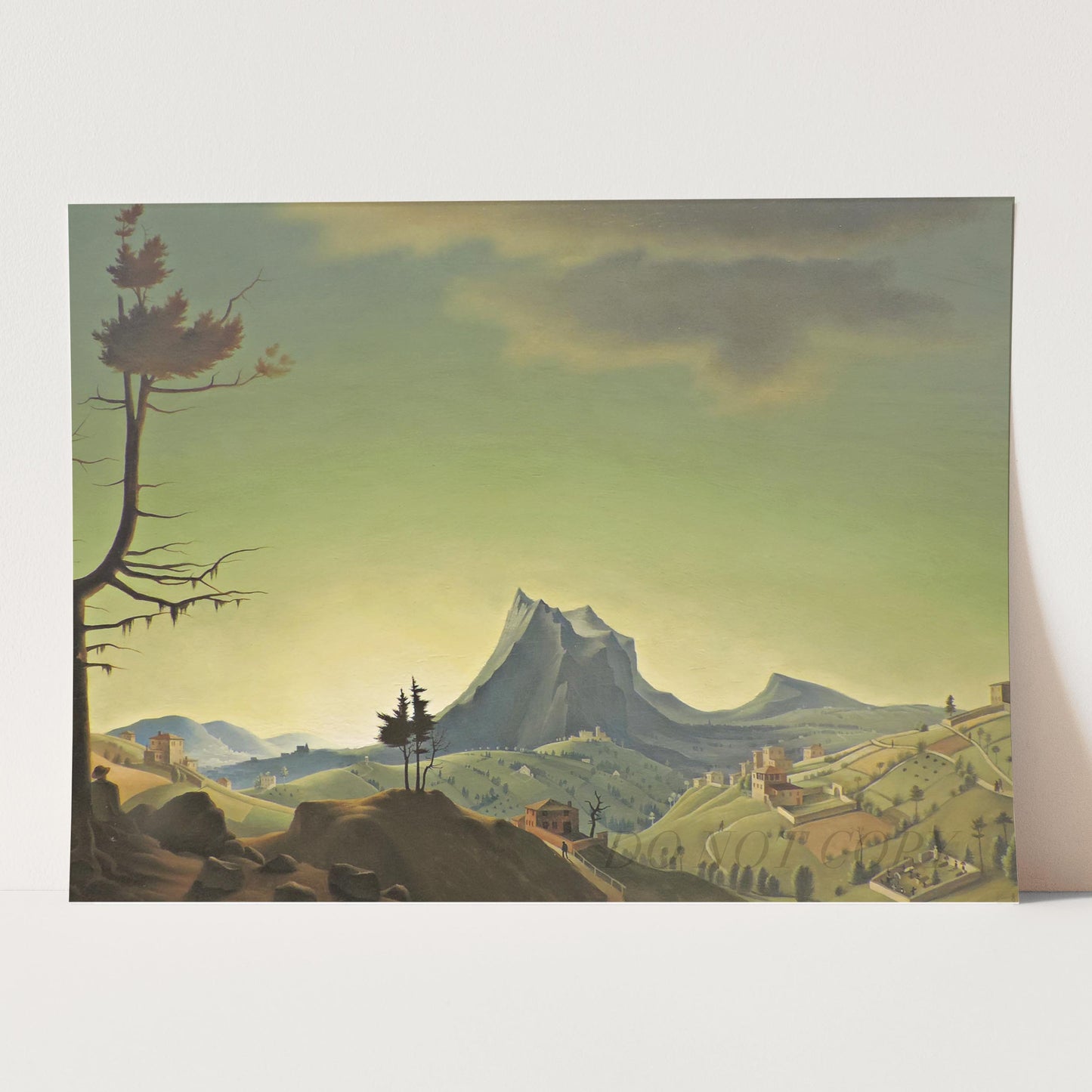 Evening Landscape (1933) by Franz Sedlacek