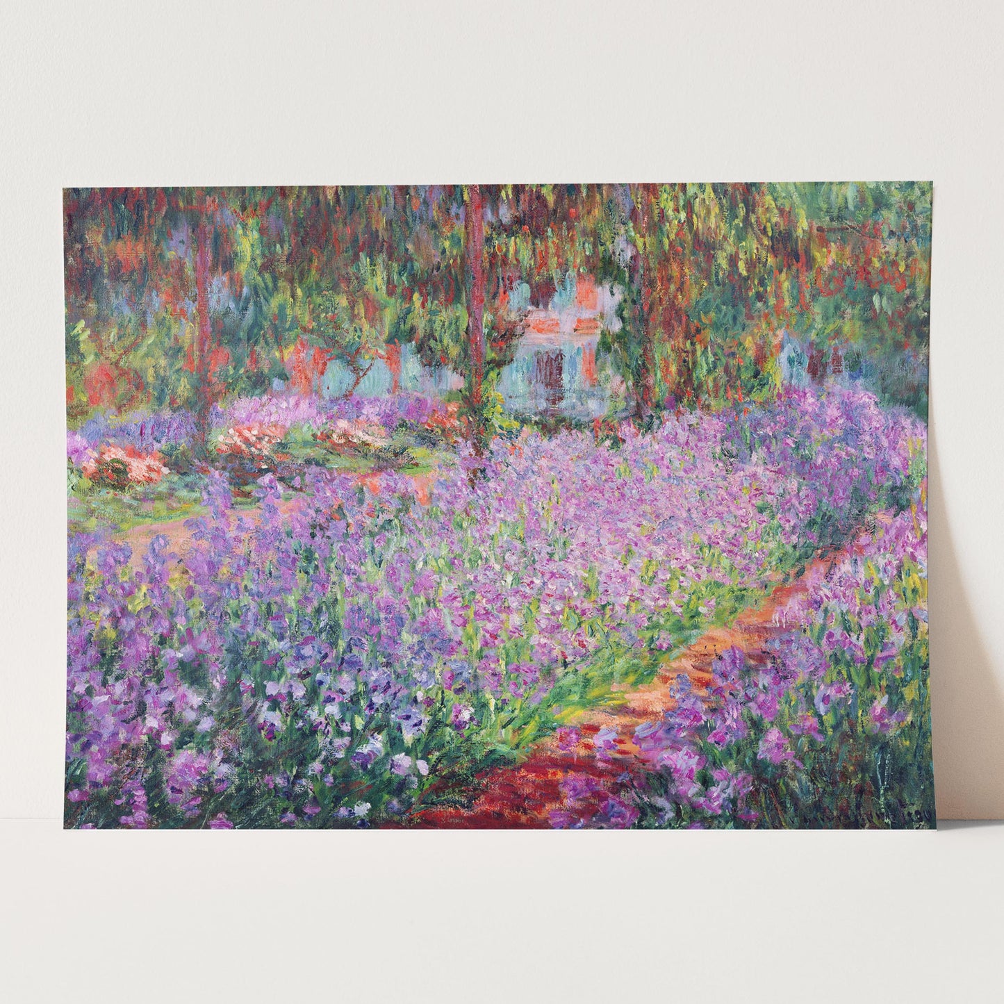 The Artists Garden at Giverny by Claude Monet