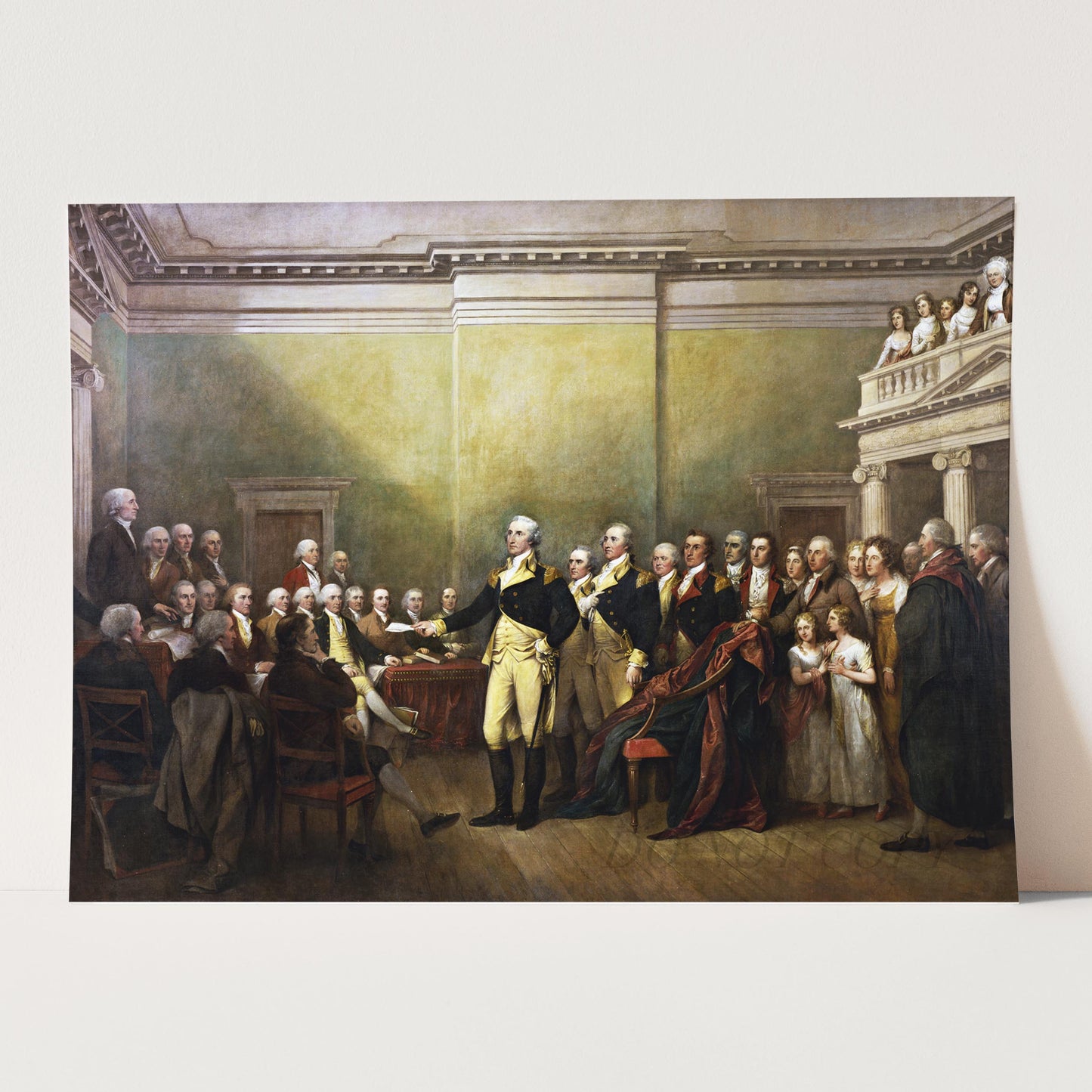 General George Washington Resigning His Commission