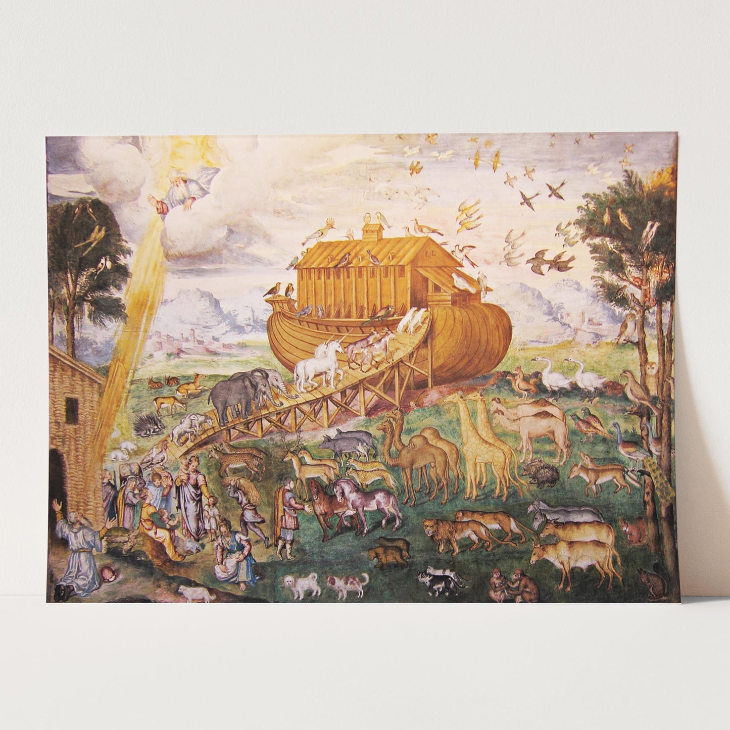 Noahs Ark - Rising in the Ark by Aurelio Luini