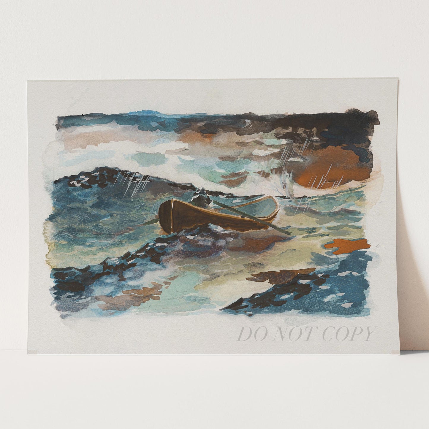 Good Will Hunting Rowboat Painting