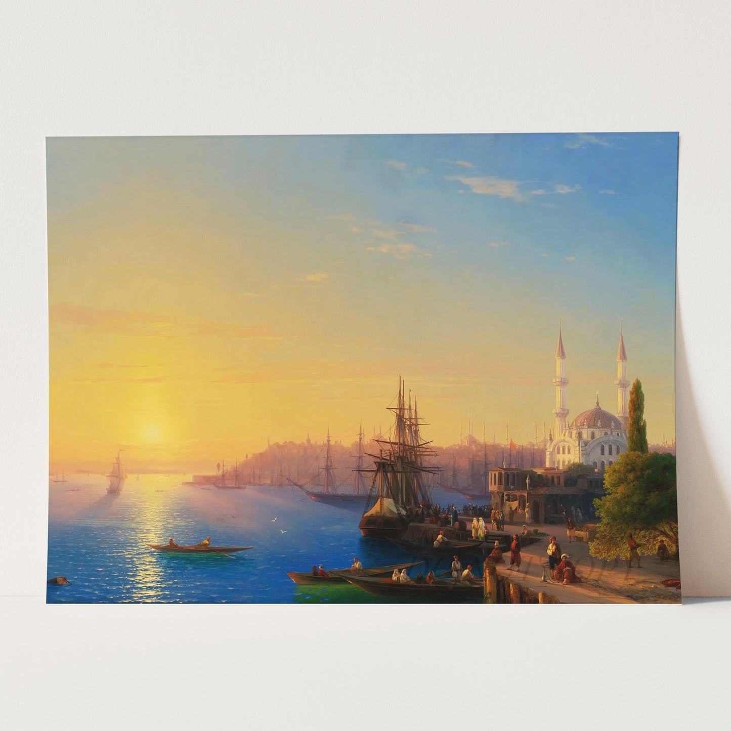 View Of Constantinople And The Bosphorus (1856) Ivan Aivazovsky