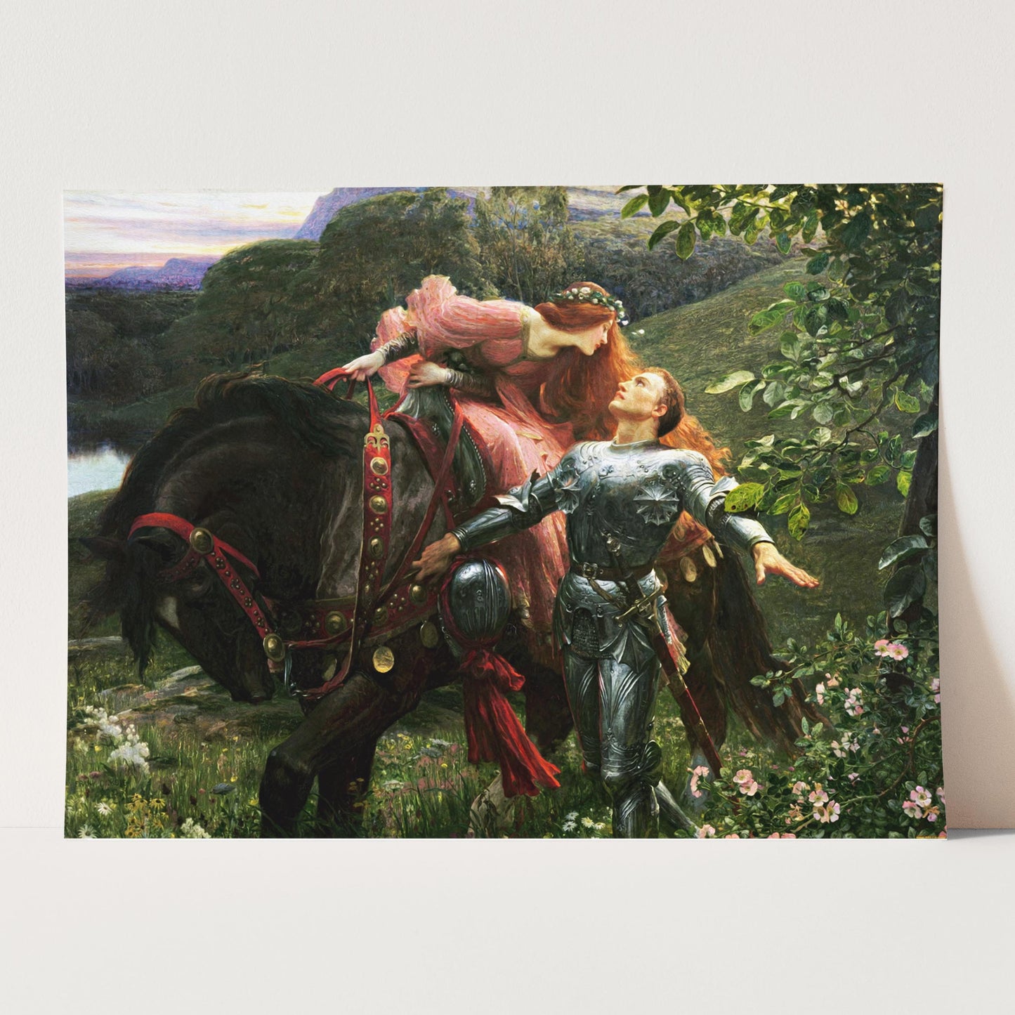 La Belle Dame Sans Merci By Sir Frank Dicksee