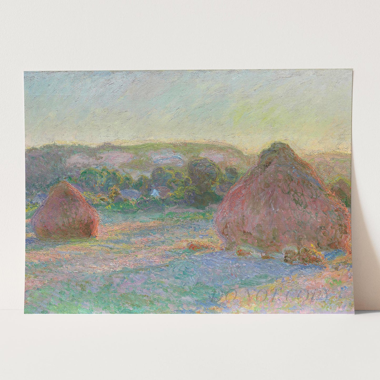 Stacks of Wheat (End of Summer) 1891 by Claude Monet