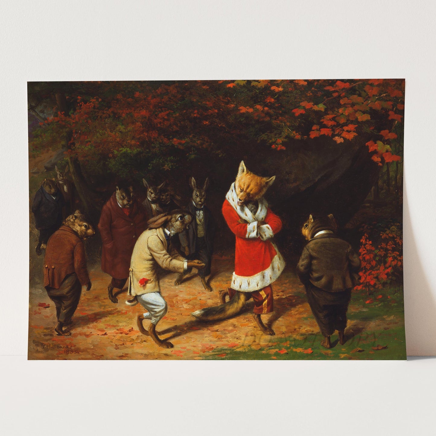 His Majesty Receives, 1885 by William Holbrook Beard