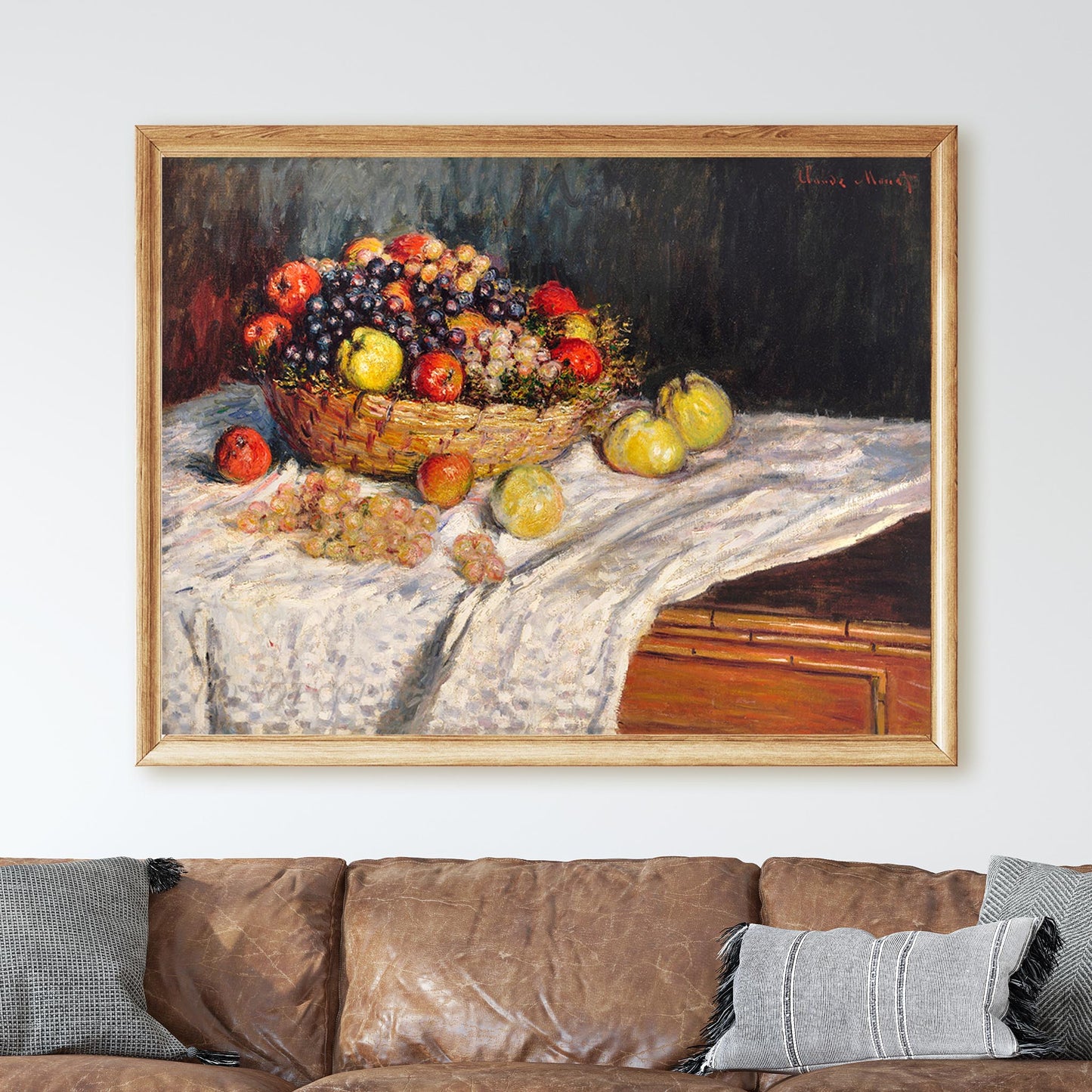 Apples and Grapes (1879–1880) by Claude Monet