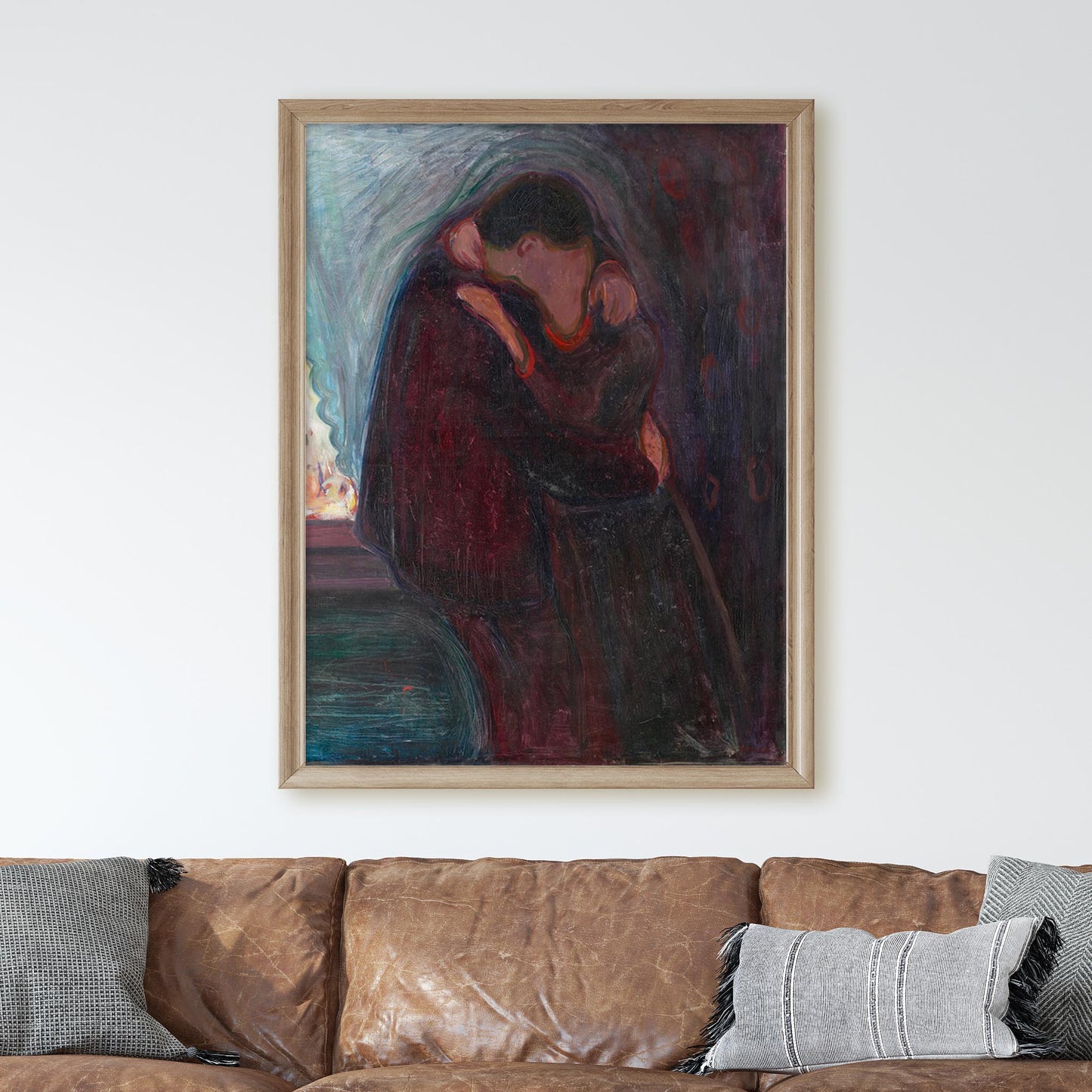 The Kiss (1897) by Edvard Munch