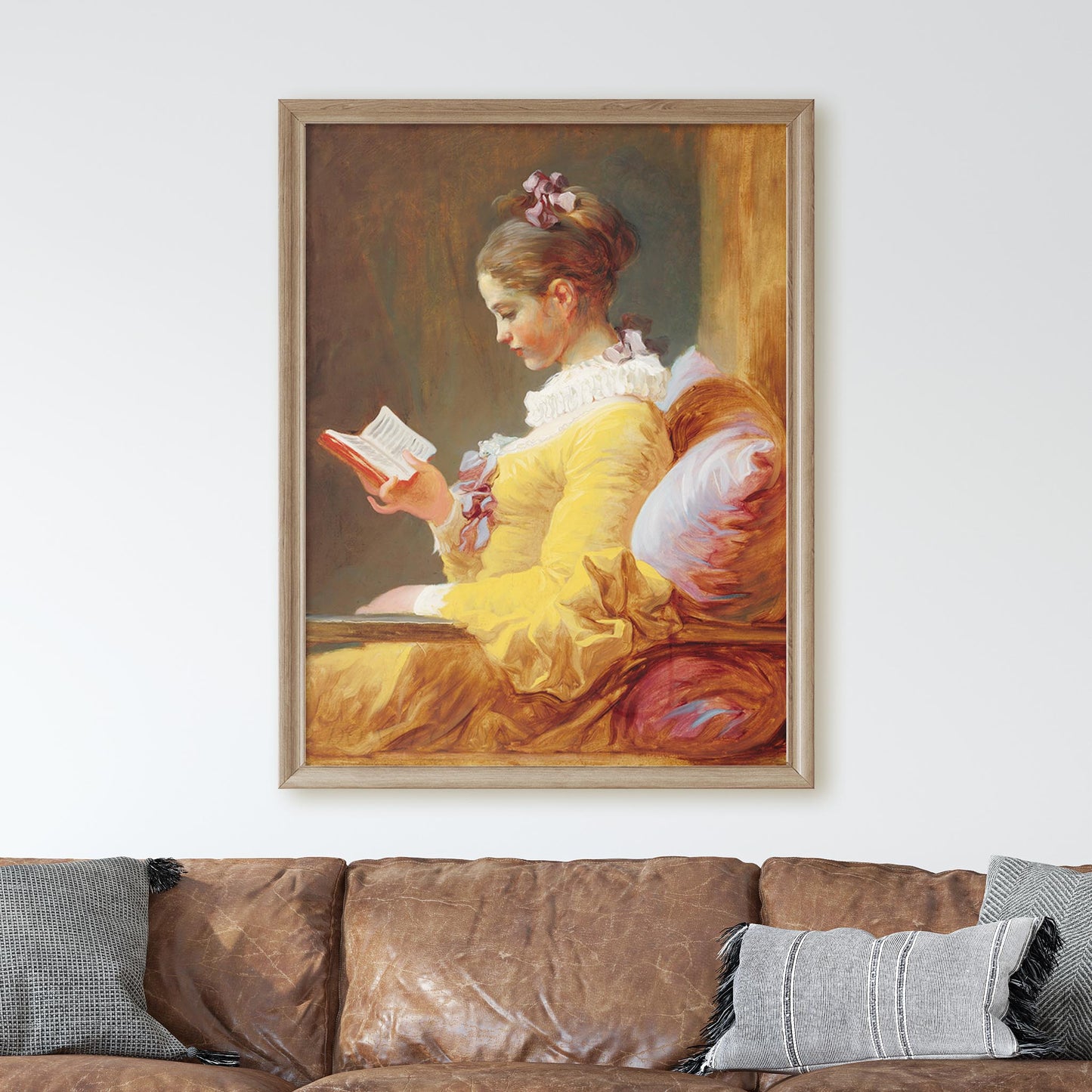The Reader - Young Girl Reading by Jean-Honoré Fragonard
