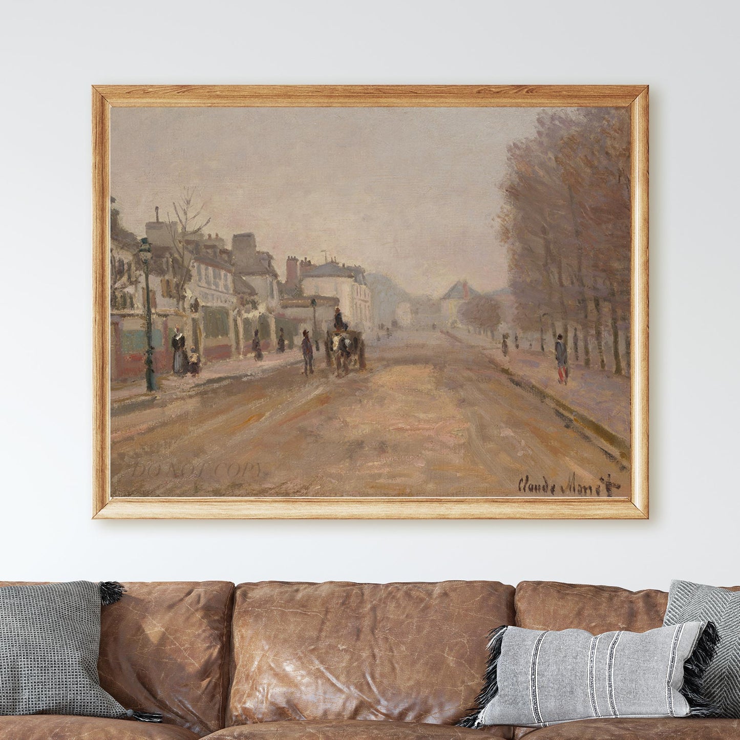 Boulevard Héloise, Argenteuil (1872) by Claude Monet