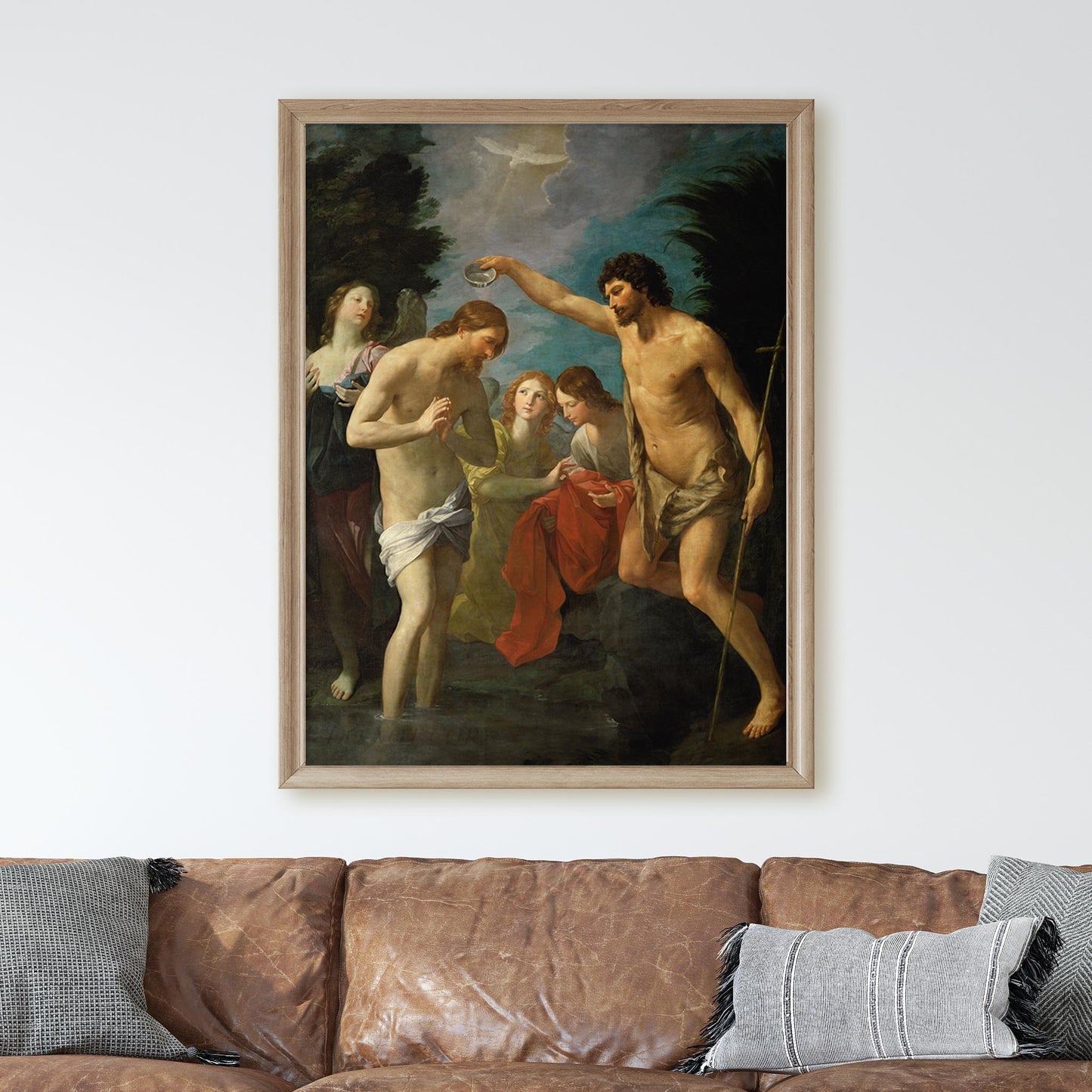 The Baptism of Christ by Guido Reni