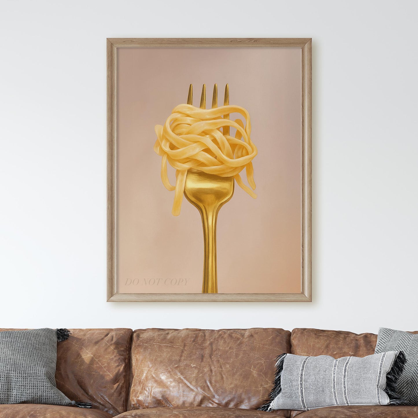 Pasta Noodles Twirled On A Fork