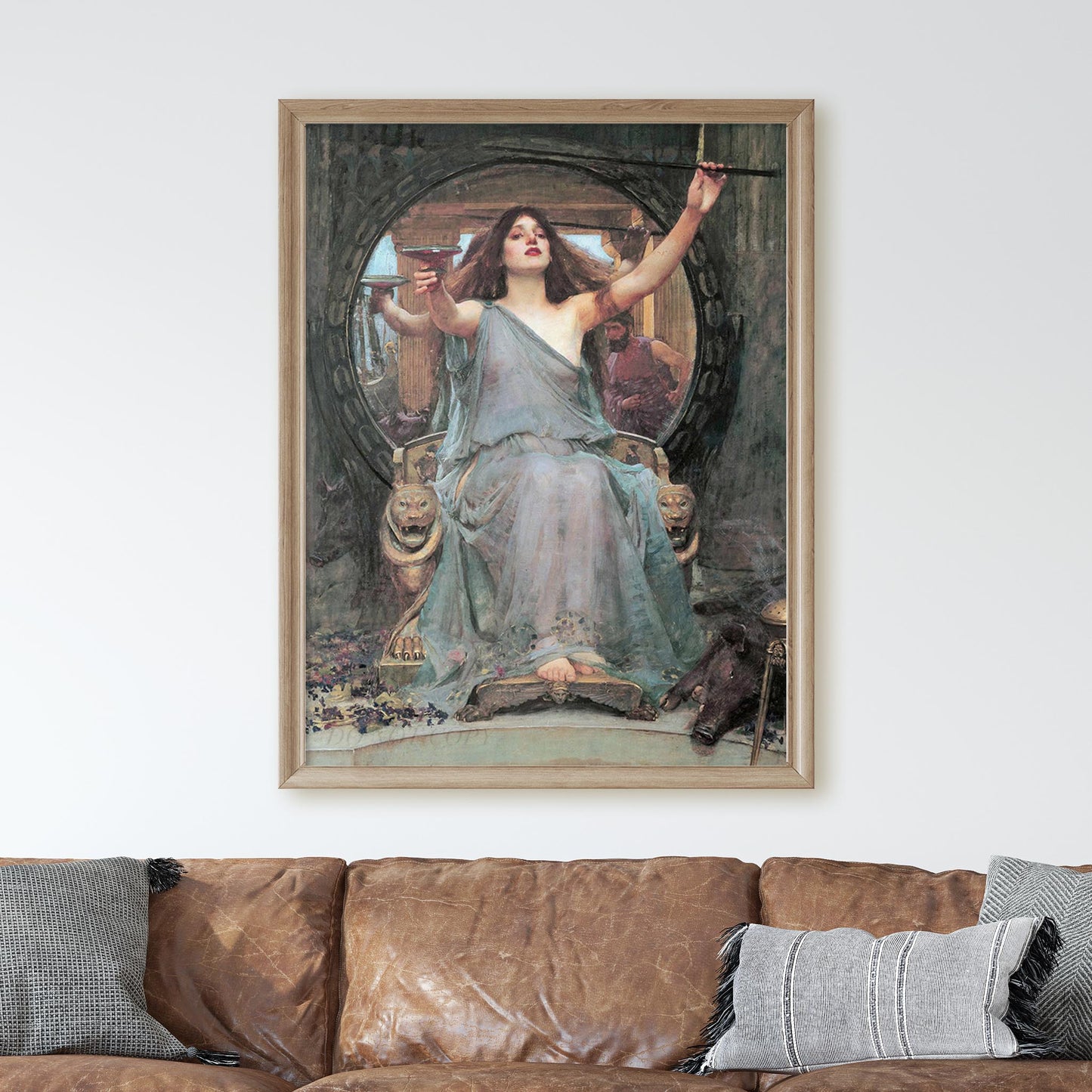 Circe Offering the Cup to Odysseus by John William Waterhouse