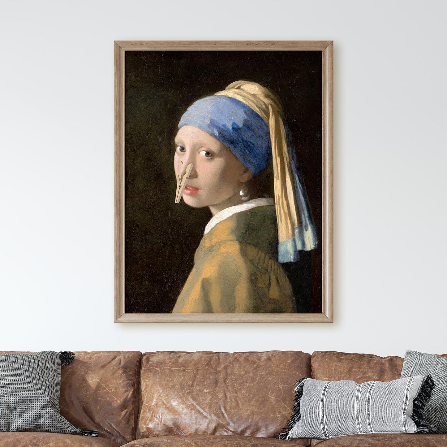The Girl With The Pearl Earring Plugged Nose
