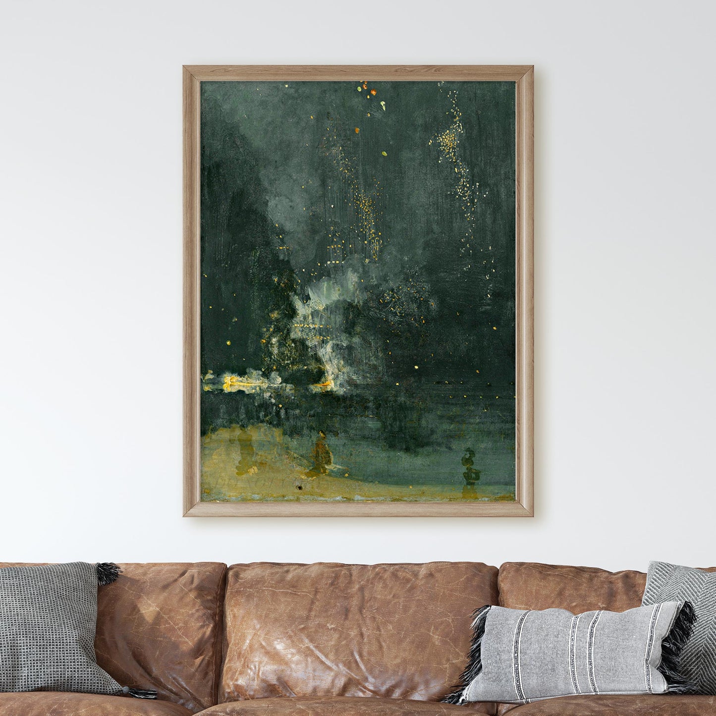 Nocturne in Black and Gold, The Falling Rocket, 1872 by James Abbott McNeill