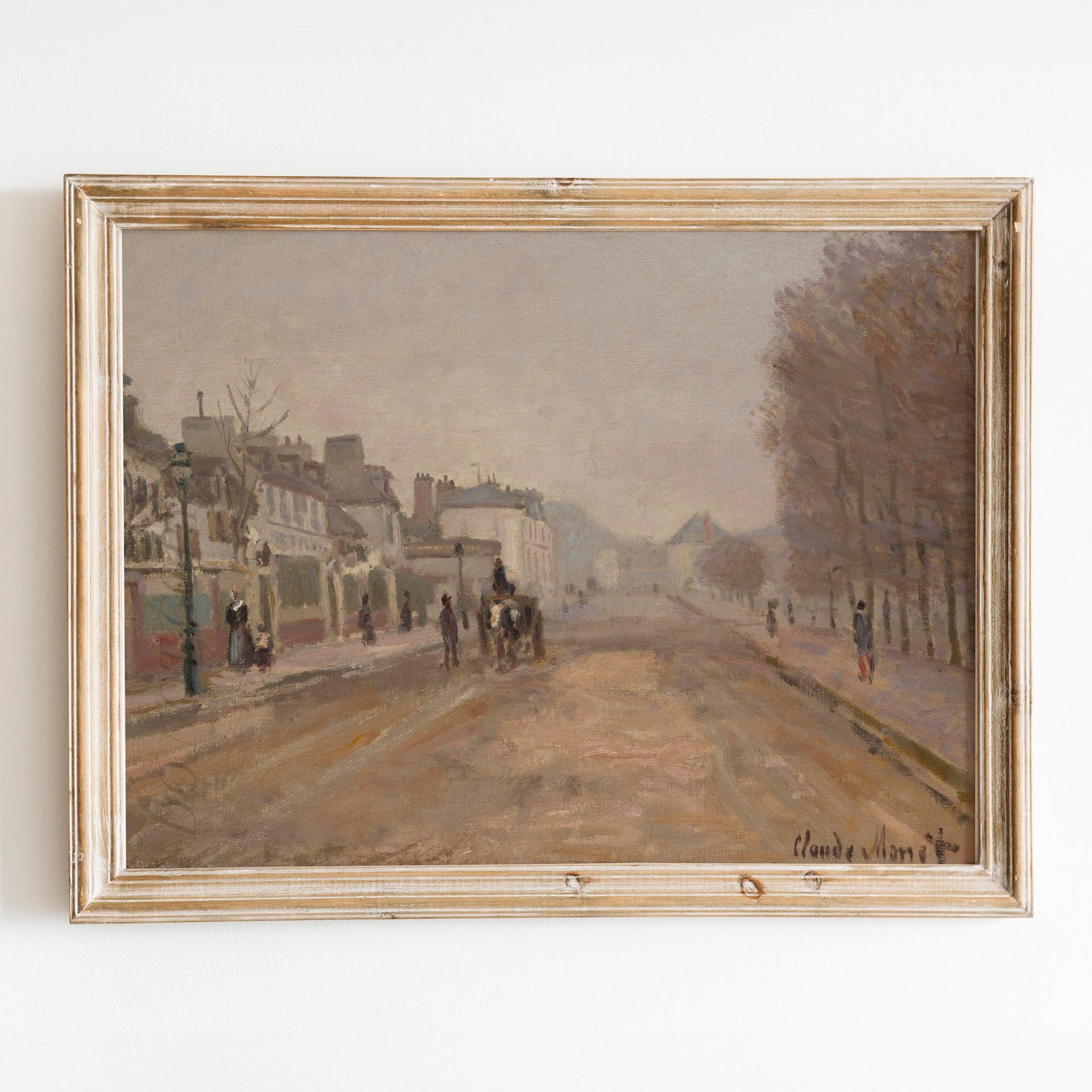 Boulevard Héloise, Argenteuil (1872) by Claude Monet