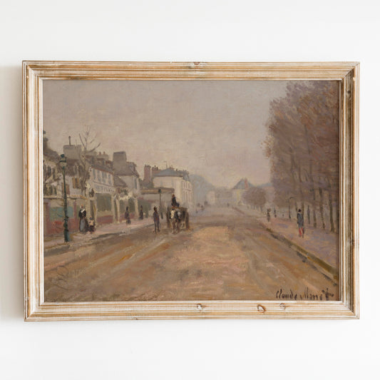 Boulevard Héloise, Argenteuil (1872) by Claude Monet