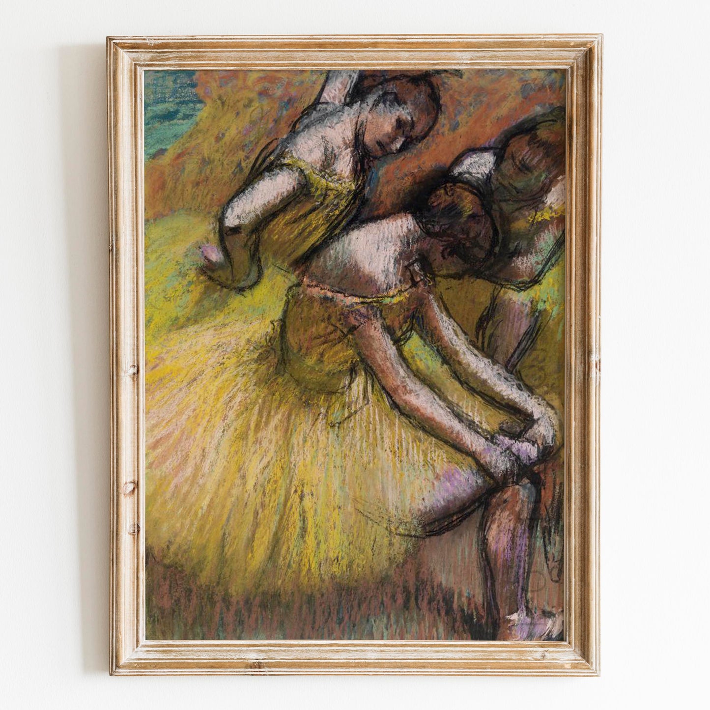 A Group Of Dancers by Edgar Degas