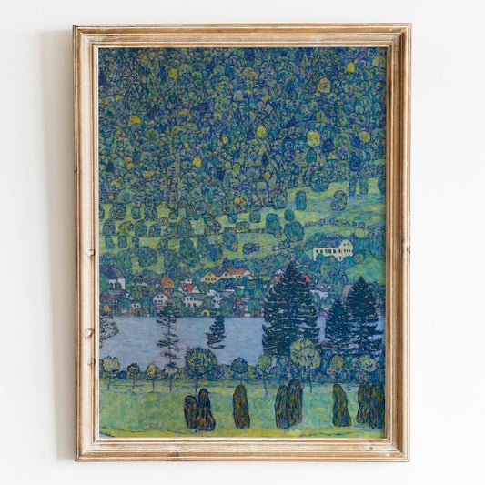 Forest Slope in Unterach on the Attersee by Gustav Klimt