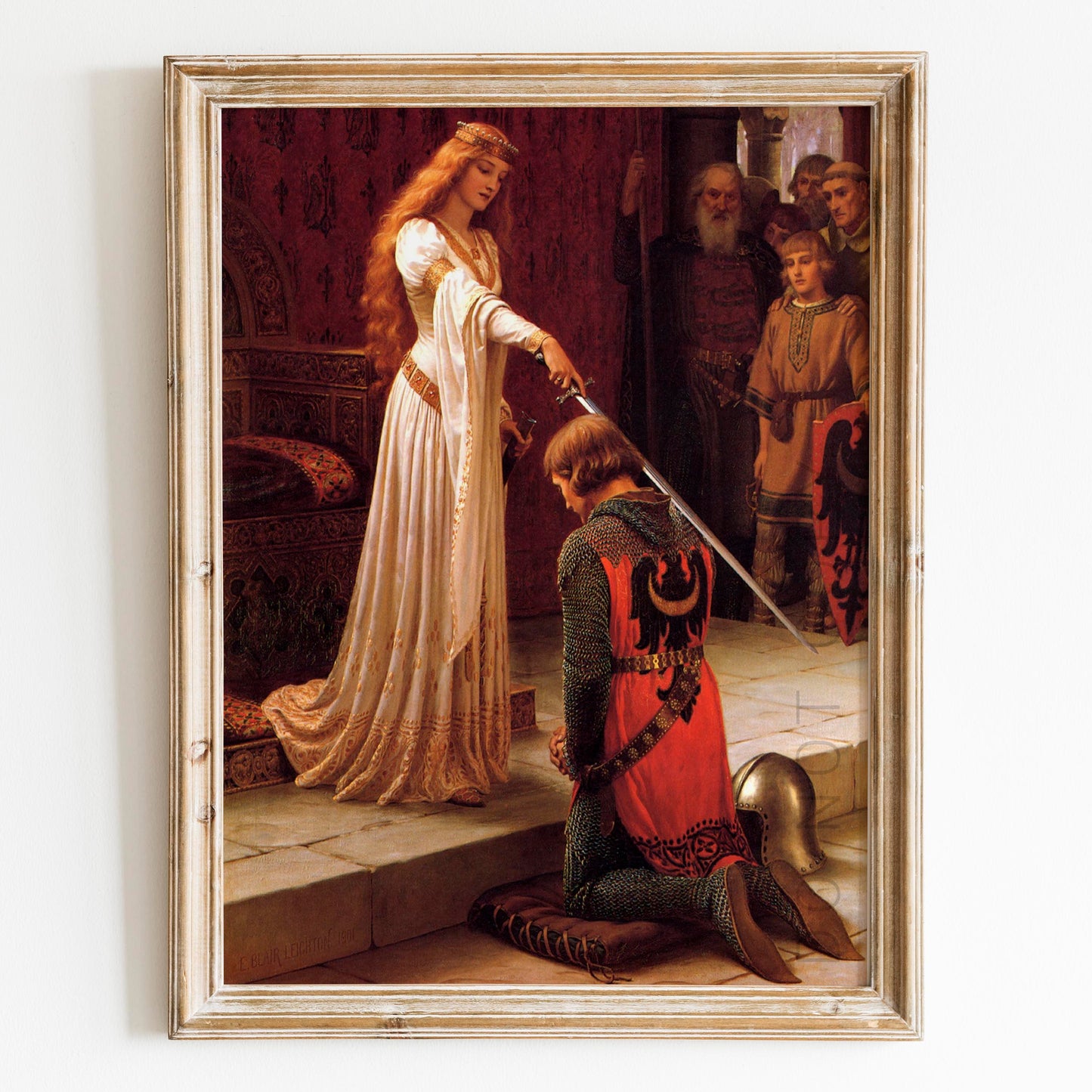 Accolade 1901 by Edmund Blair Leighton