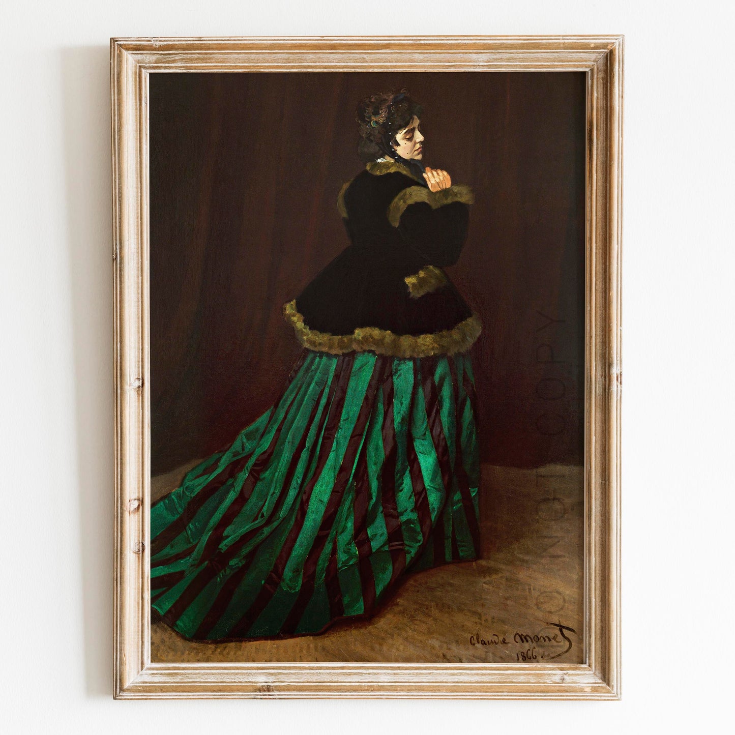 Camille (The Woman in the Green Dress) by Claude Monet