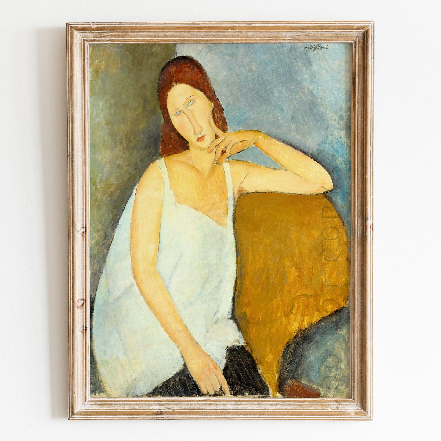 Jeanne Hebuterne by Amedeo Modigliani