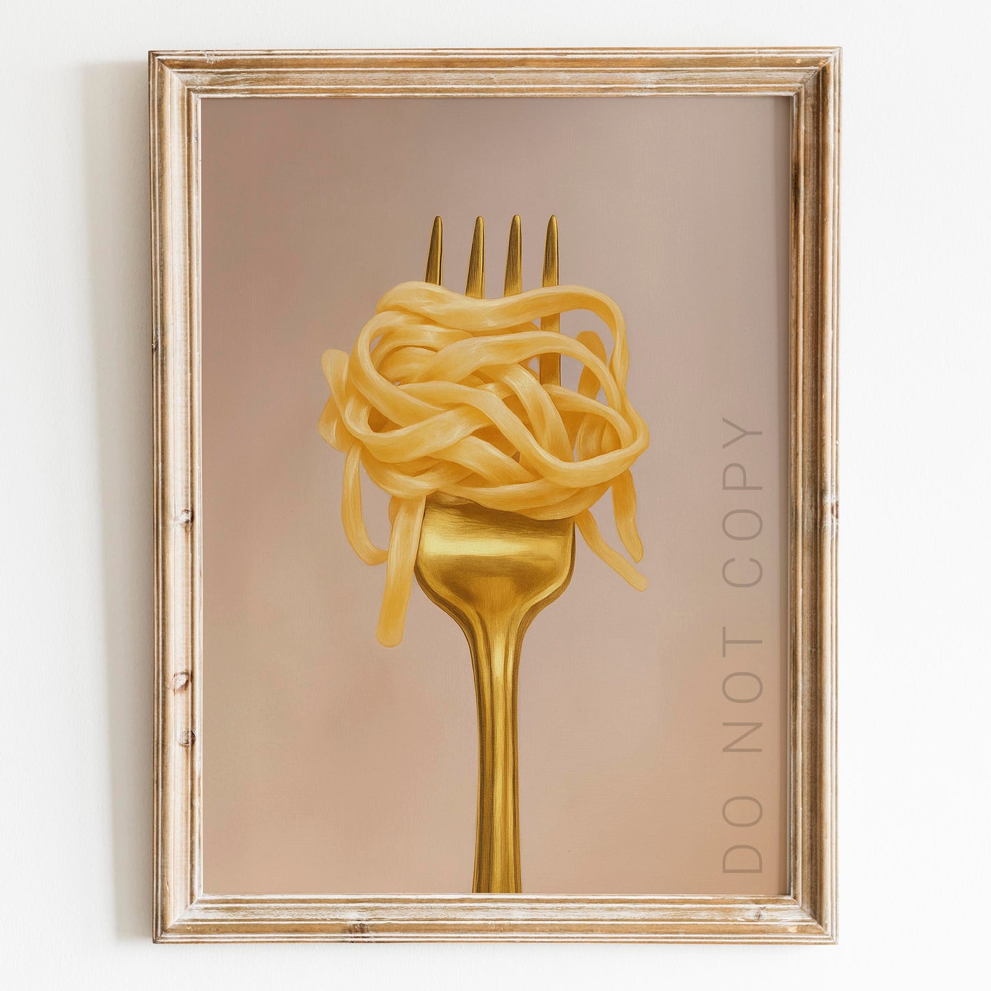 Pasta Noodles Twirled On A Fork