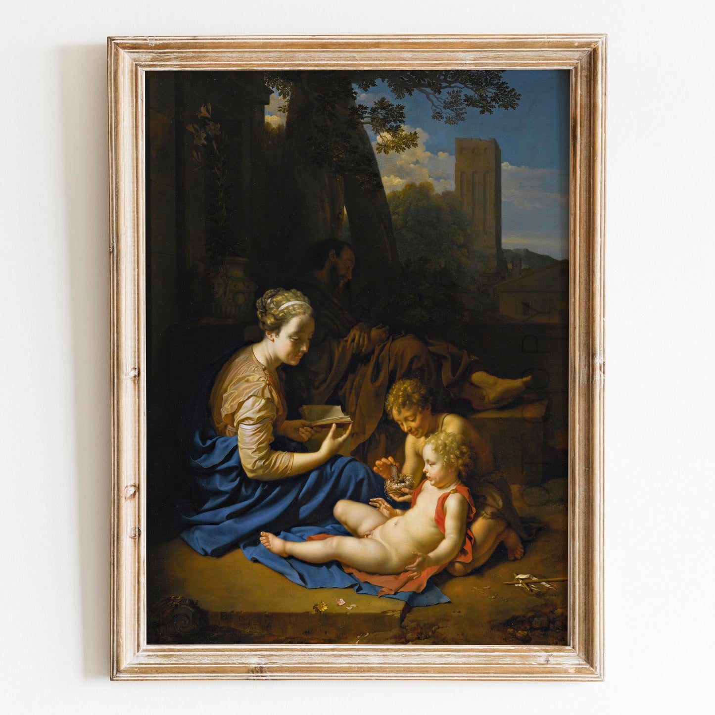 The Holy Family With The Infant Saint John The Baptist, 1715 by Adriaen Van der Werff