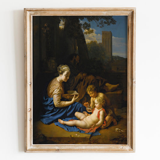 The Holy Family With The Infant Saint John The Baptist, 1715 by Adriaen Van der Werff