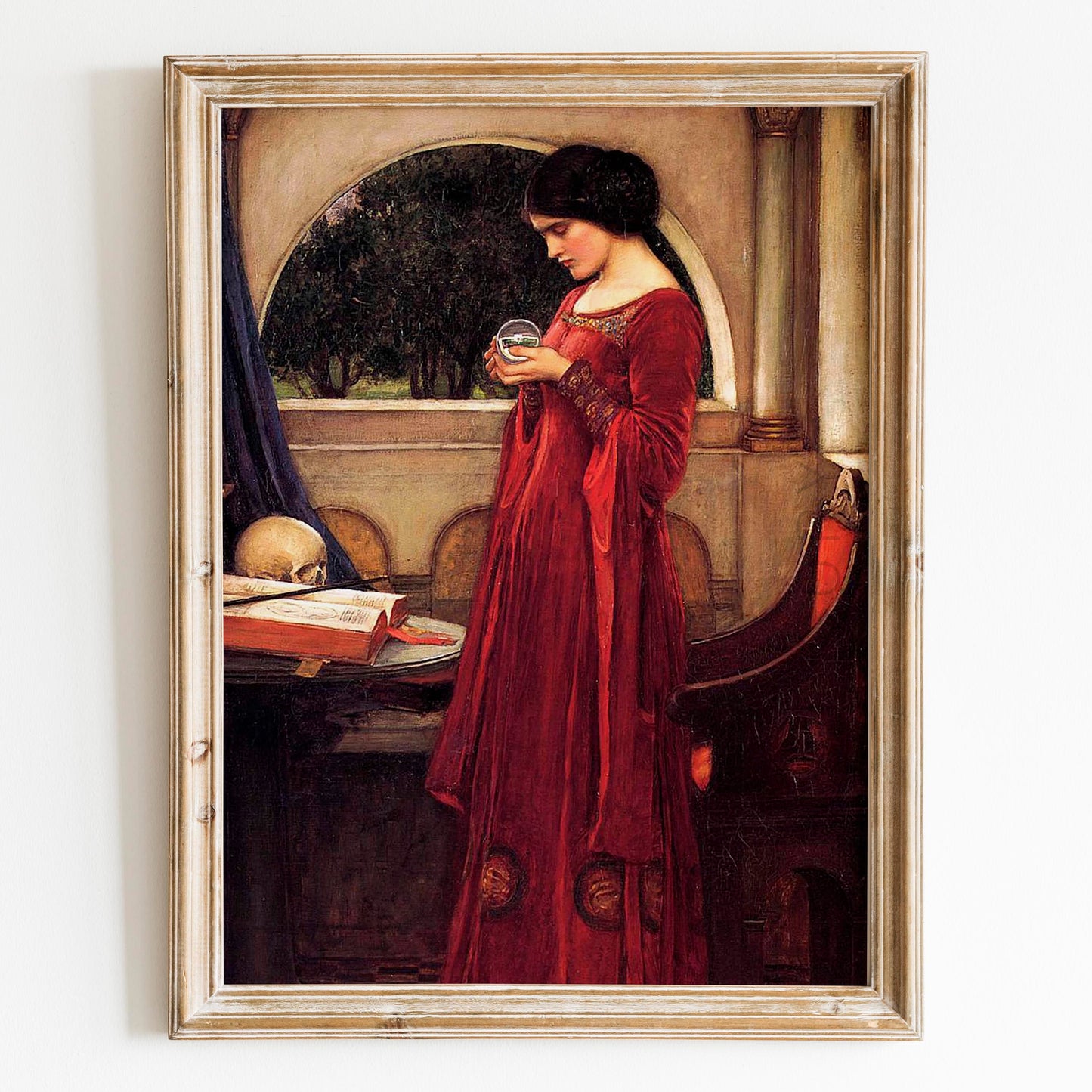 The Crystal Ball by John William Waterhouse