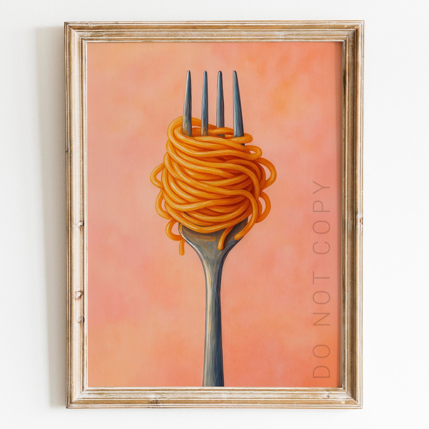 Spaghetti Pasta Noodles Twirled On A Fork