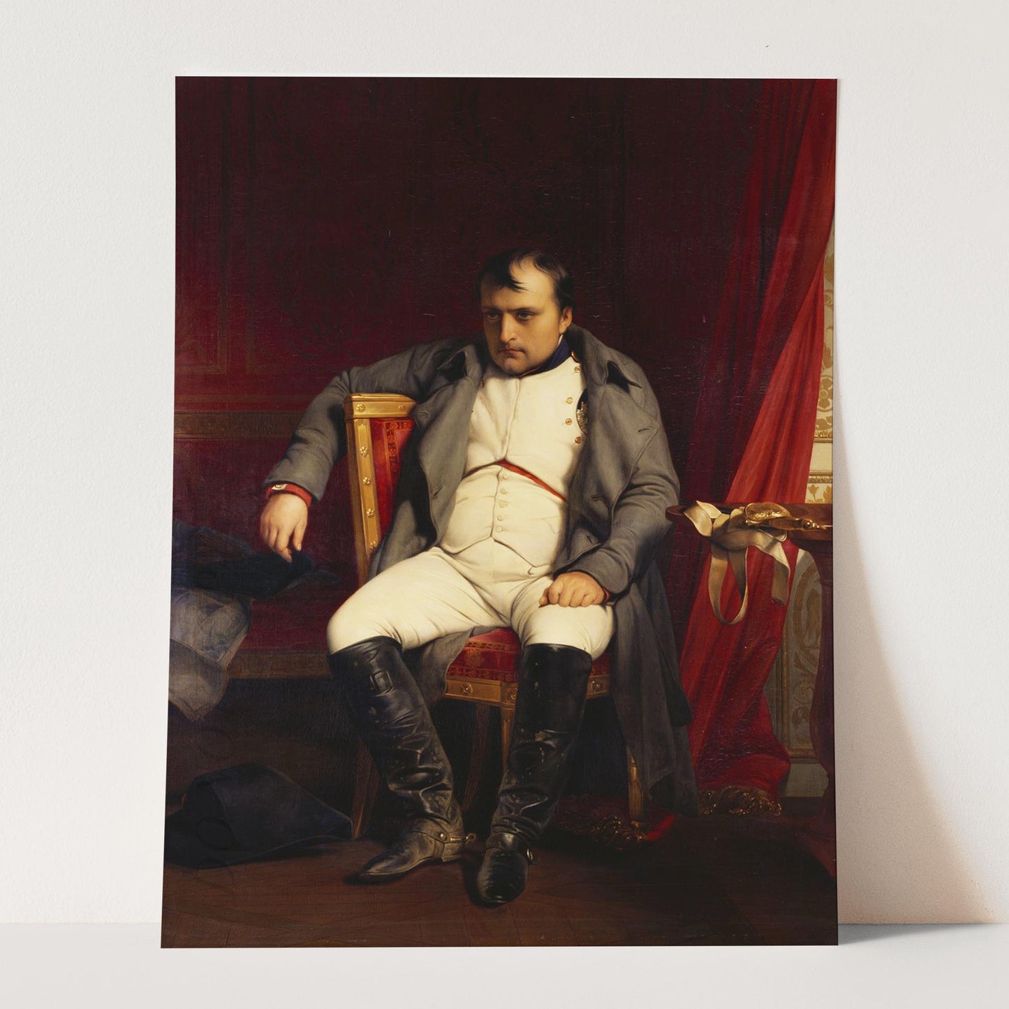 Napoleon at Fontainebleau by Paul Delaroche