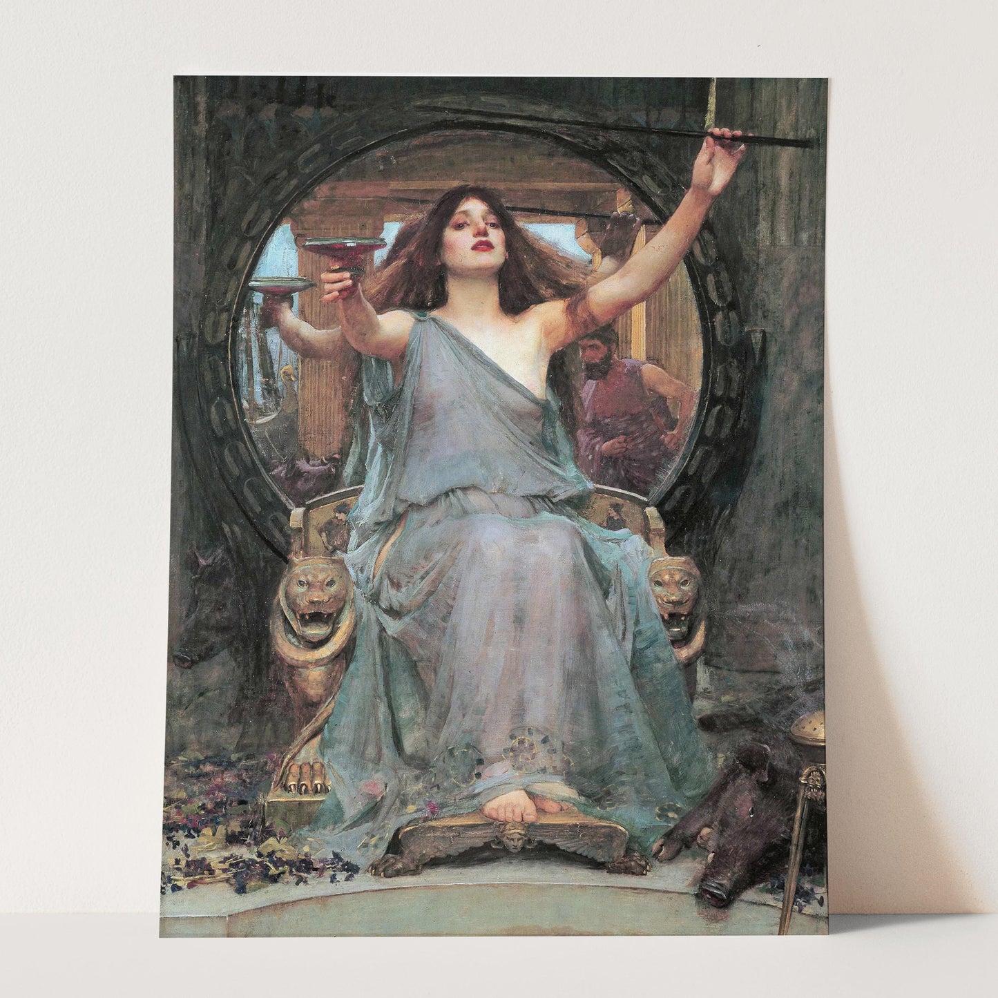 Circe Offering the Cup to Odysseus by John William Waterhouse