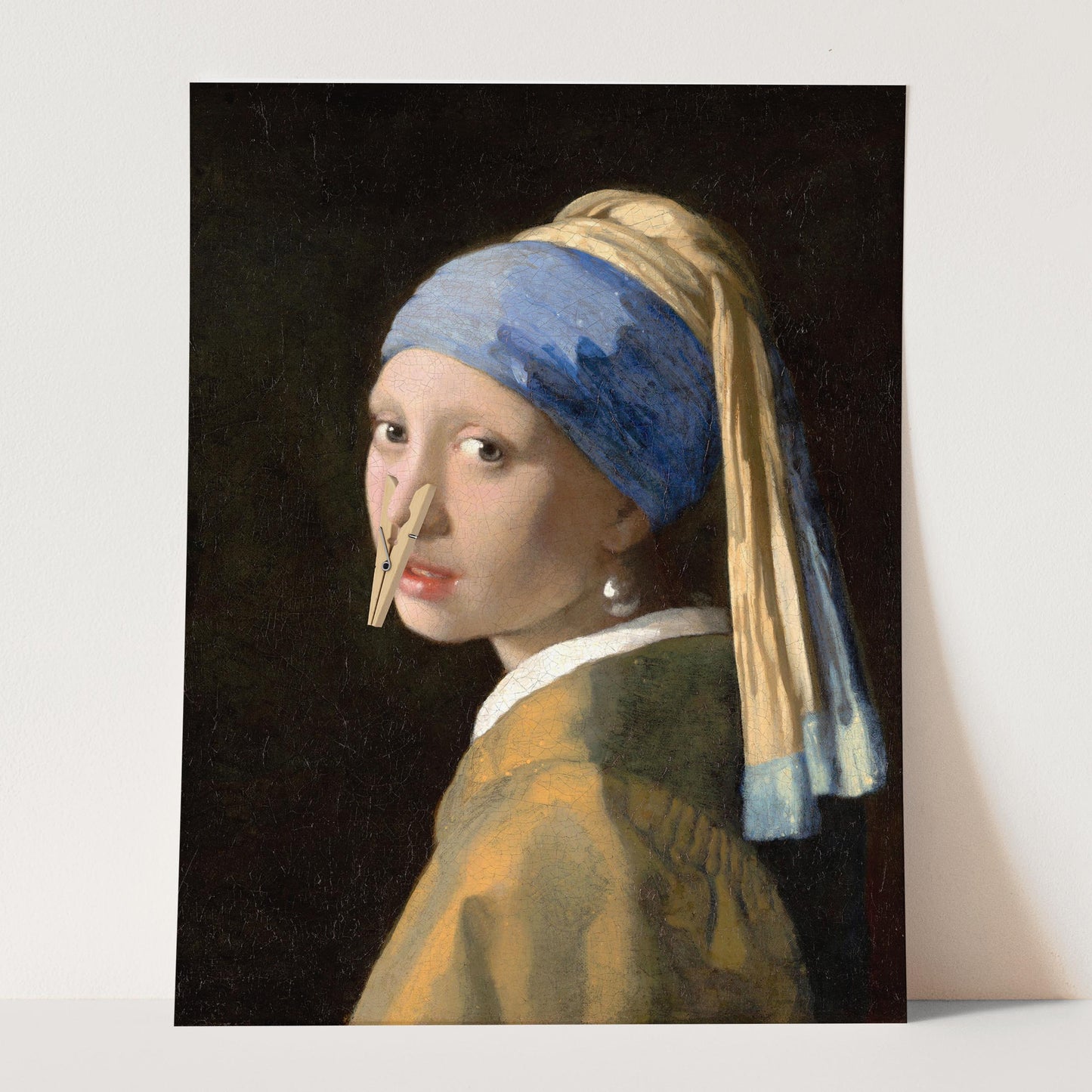The Girl With The Pearl Earring Plugged Nose