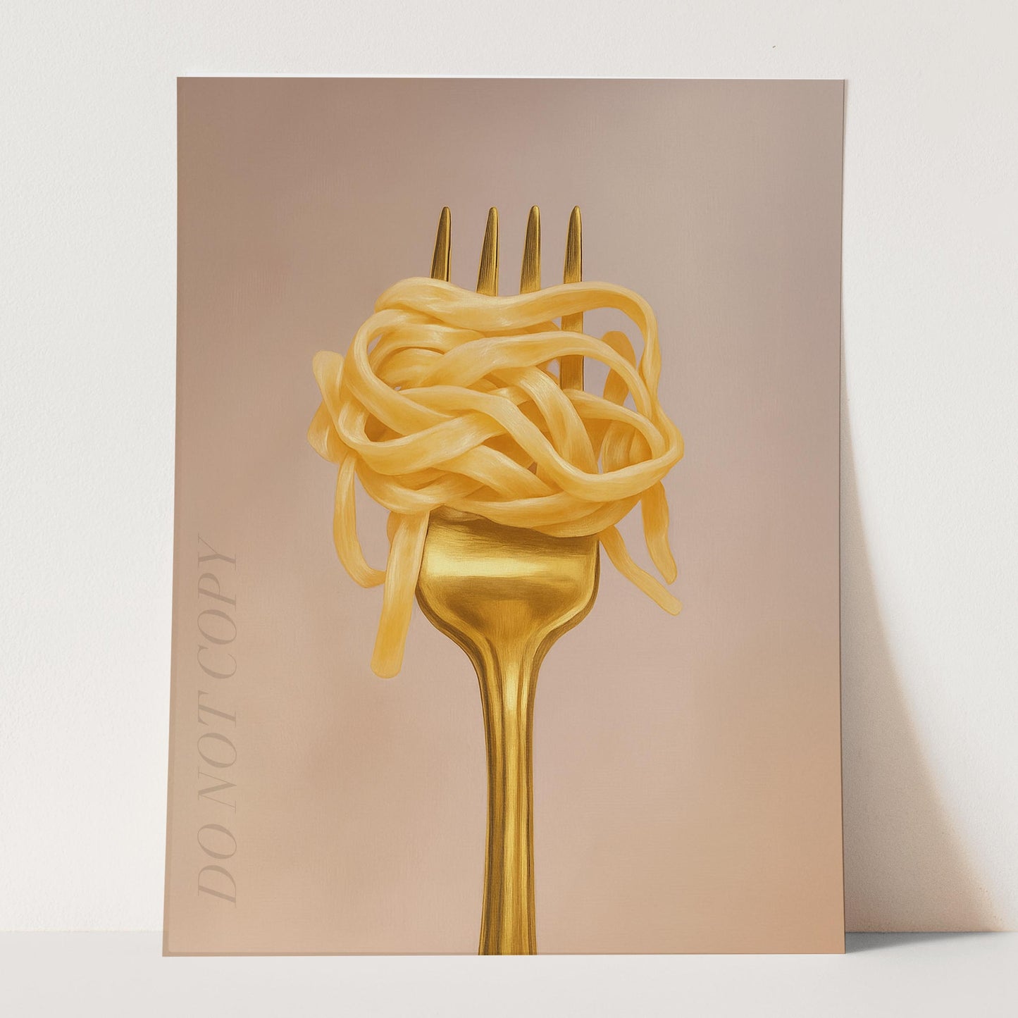 Pasta Noodles Twirled On A Fork