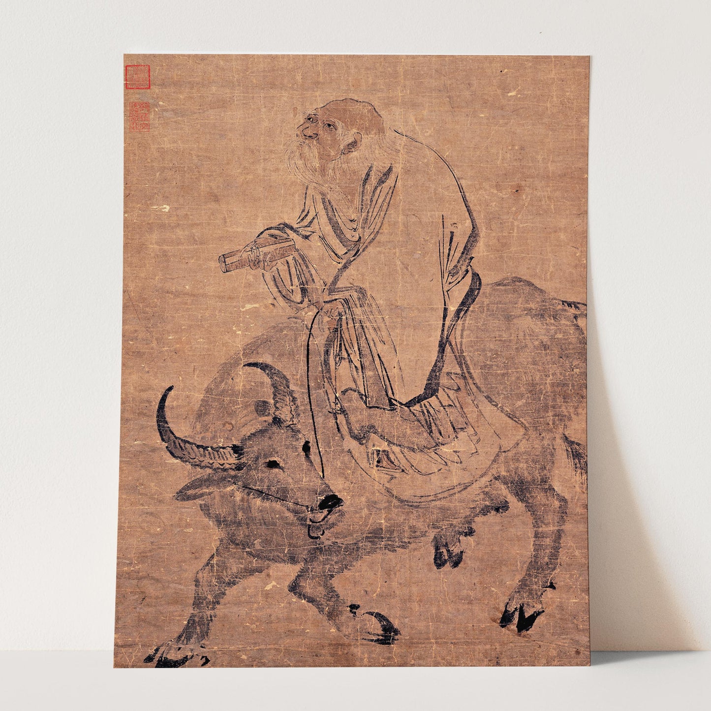 Zhang Lu-Laozi Riding an Ox