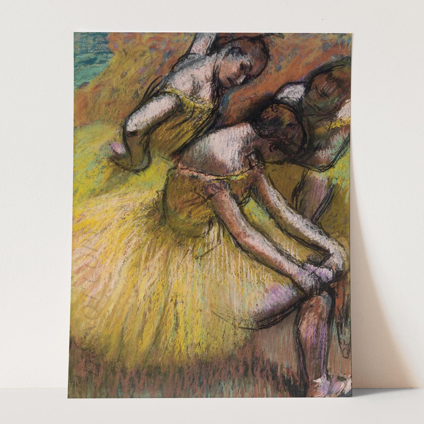 A Group Of Dancers by Edgar Degas