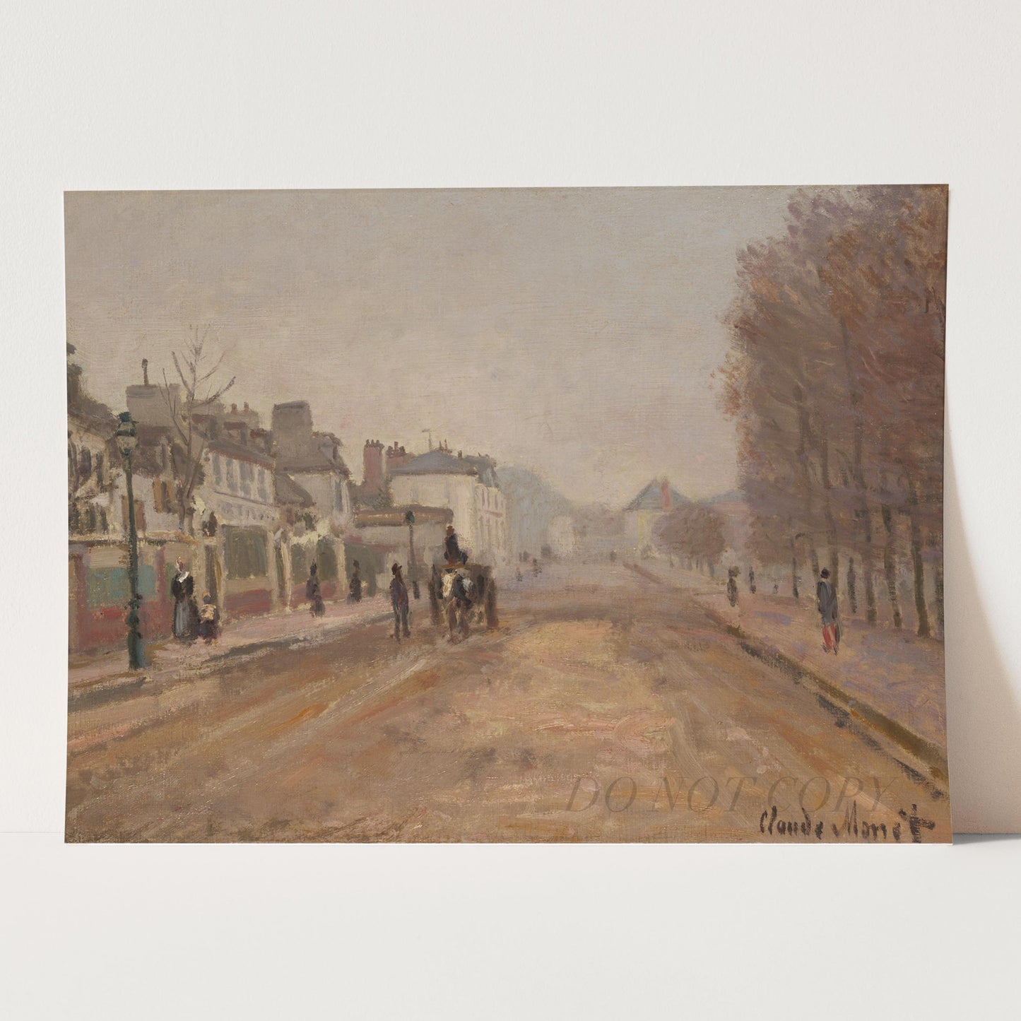 Boulevard Héloise, Argenteuil (1872) by Claude Monet