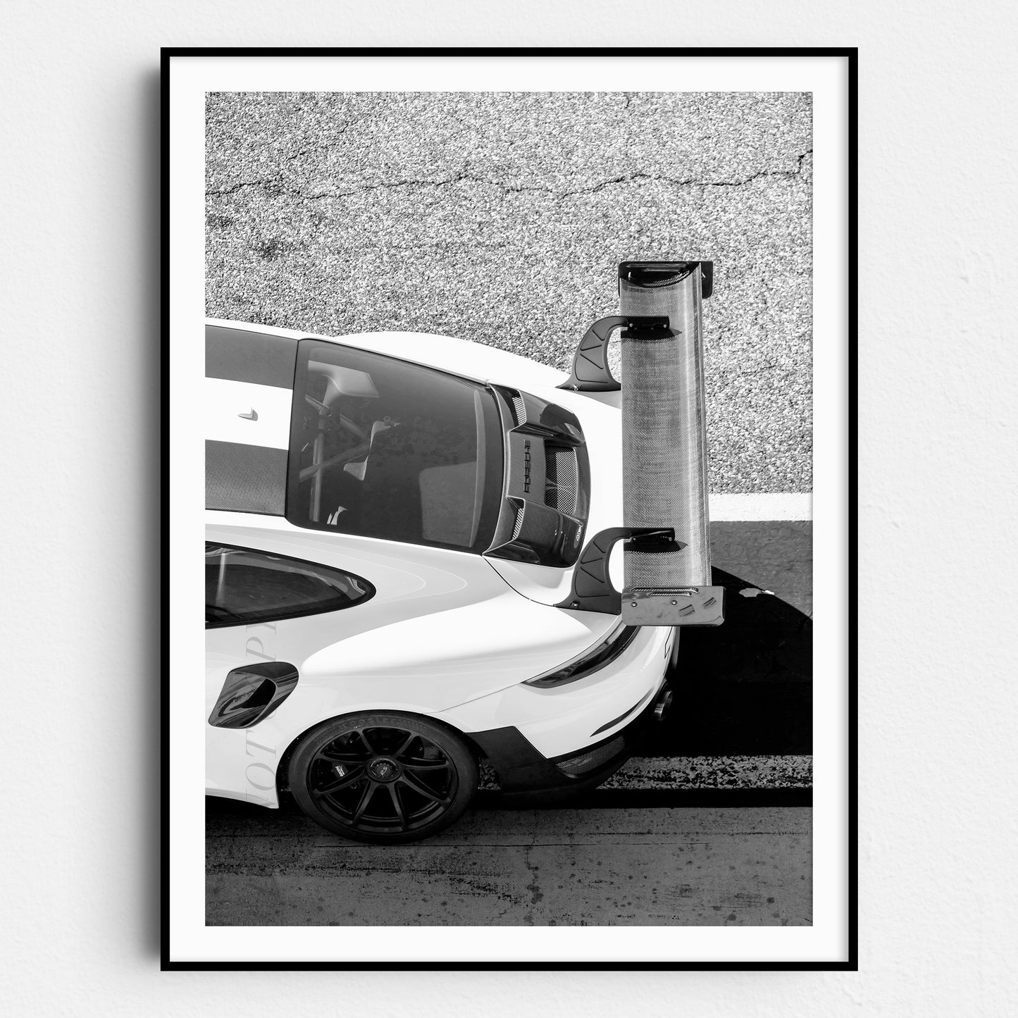 Black & White Porsche 911 GT3 RS