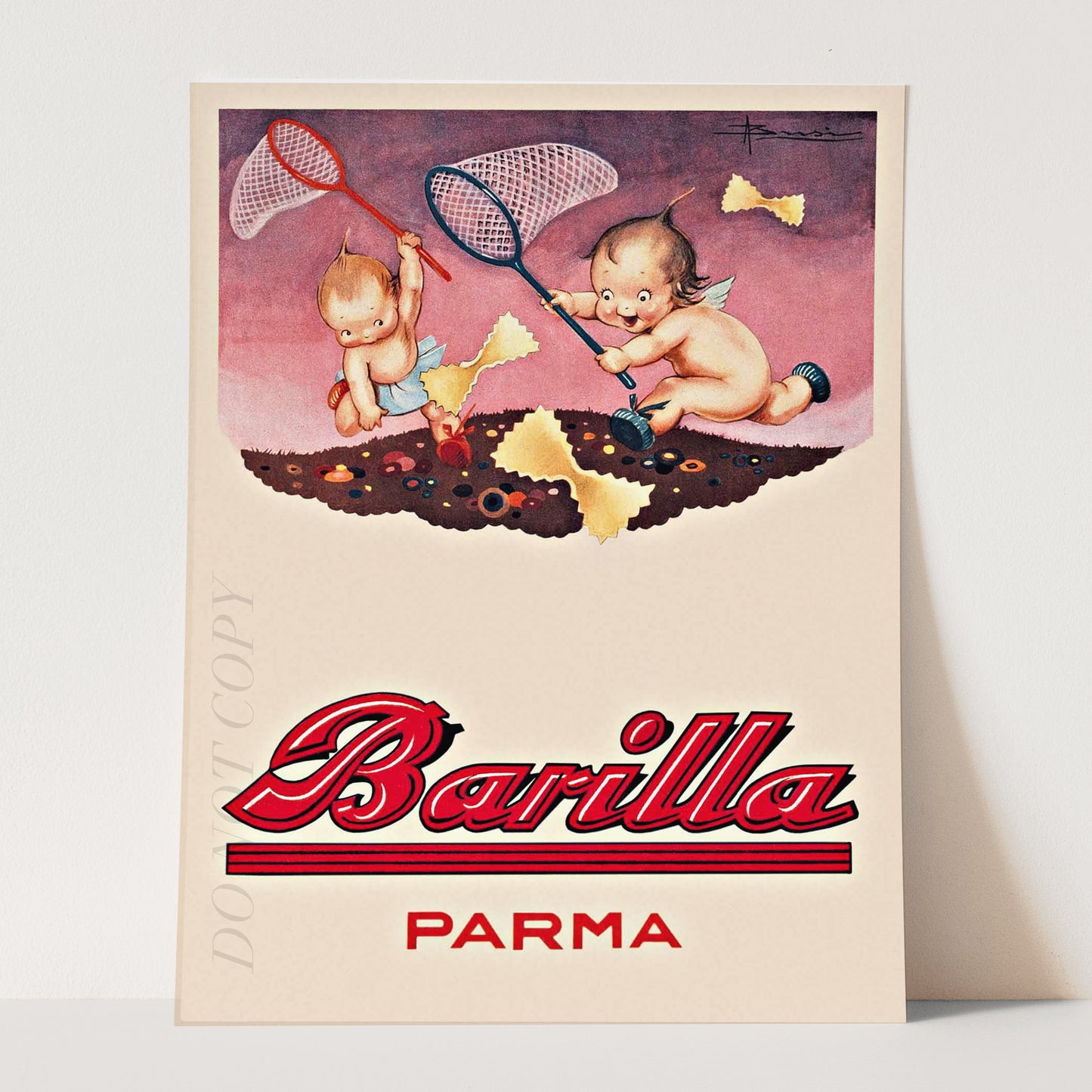 Barilla Parma Food & Drink Vintage Poster