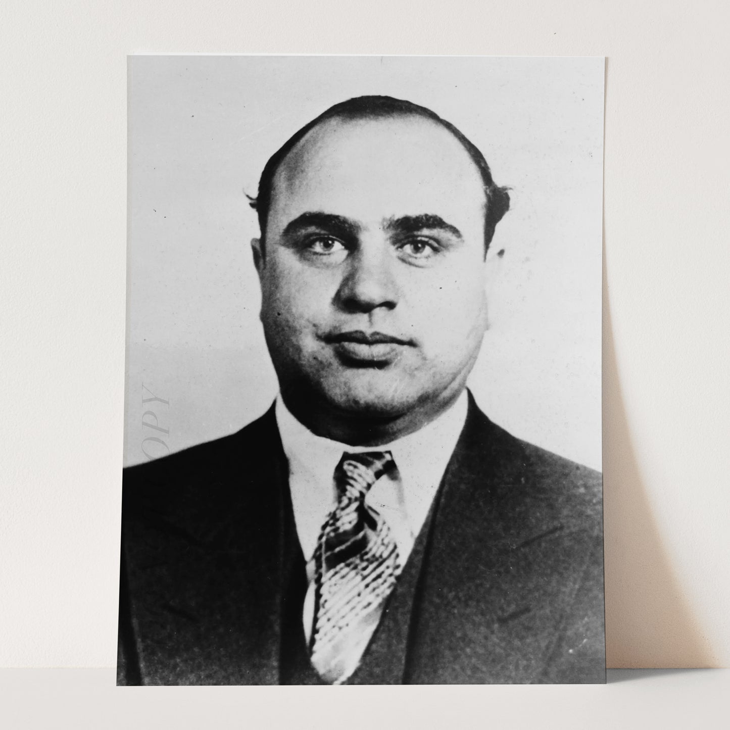 Al Capone 1930s Chicago Prison Mug Shot