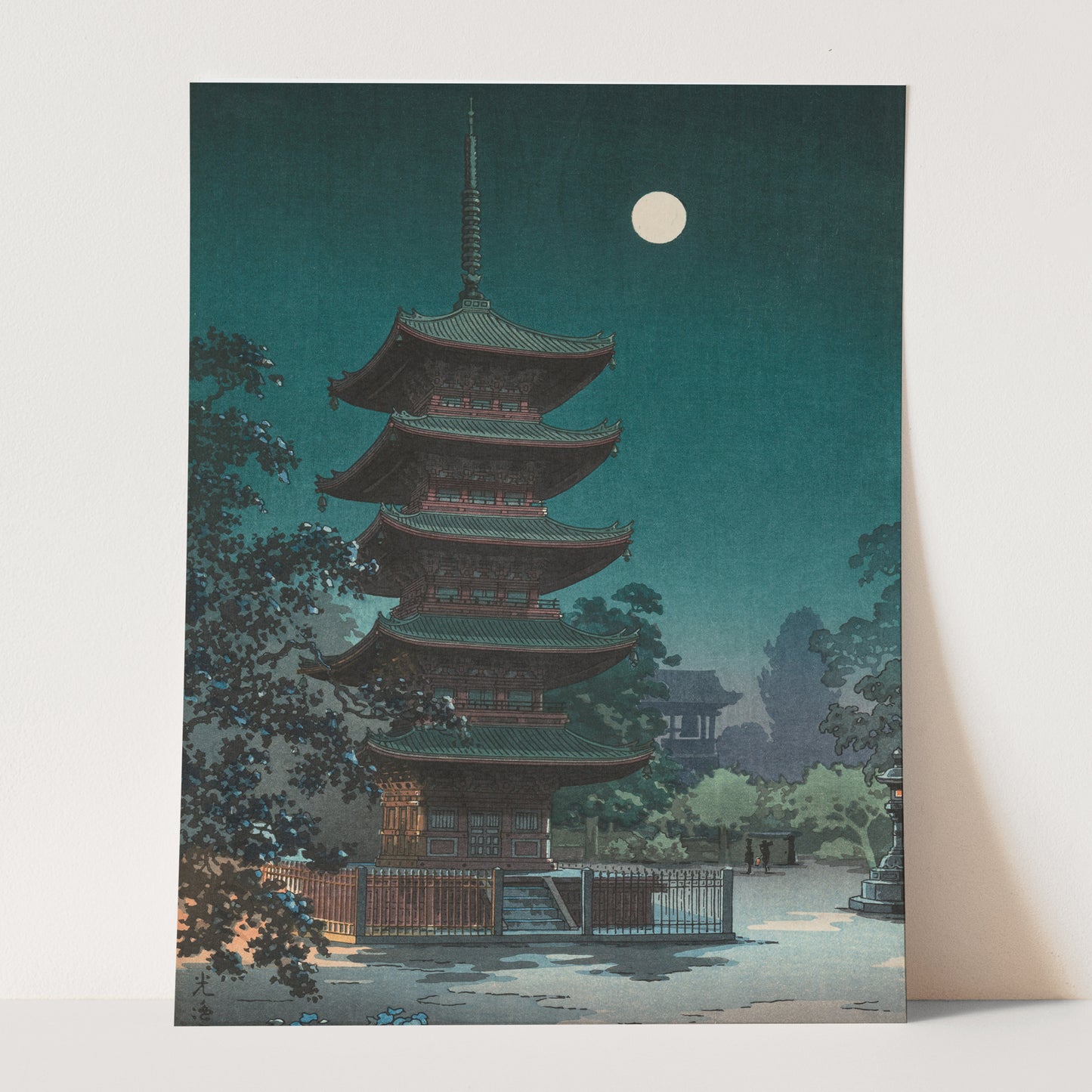 Asakusa Kinryūzan Temple by Tsuchiya Kōitsu