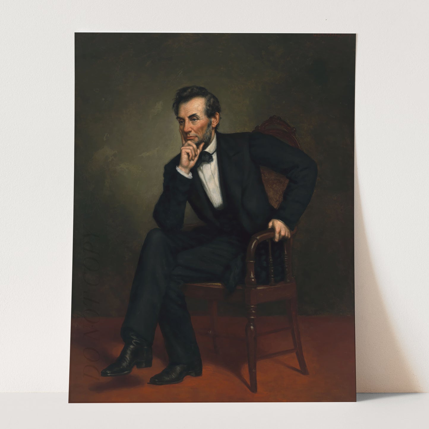 Abraham Lincoln Portrait (1887) by George Peter Alexander Healy