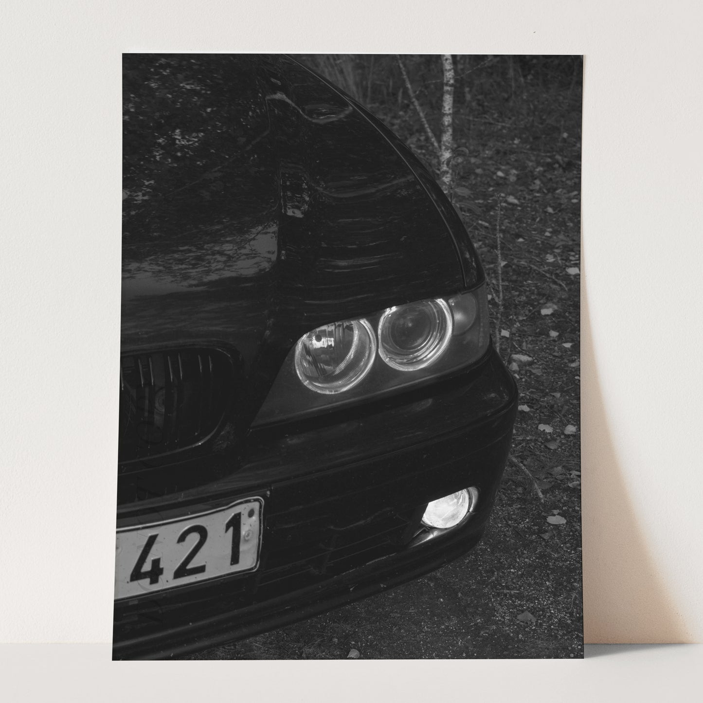 BMW Grill in Black & White