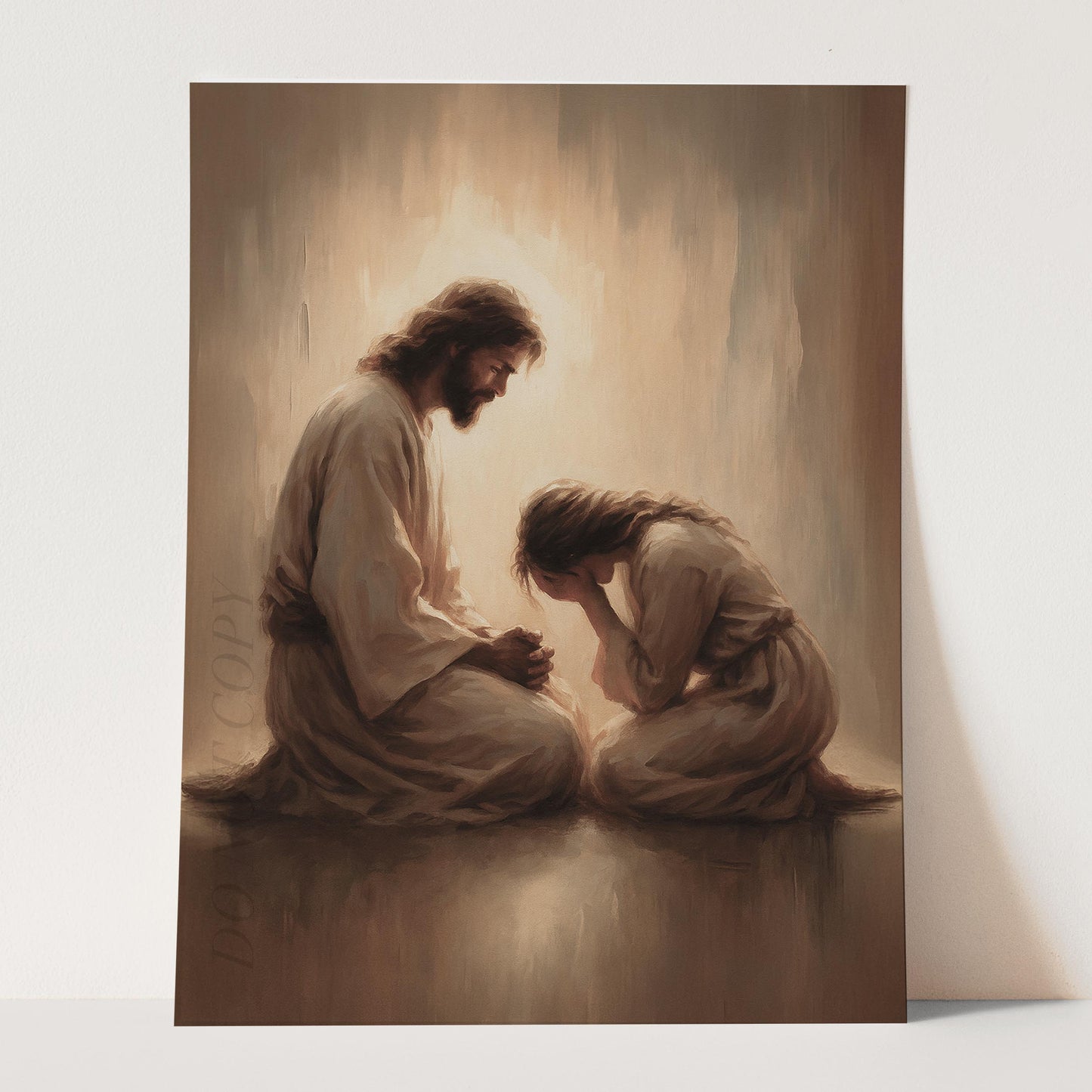 Jesus Christ And Young Girl