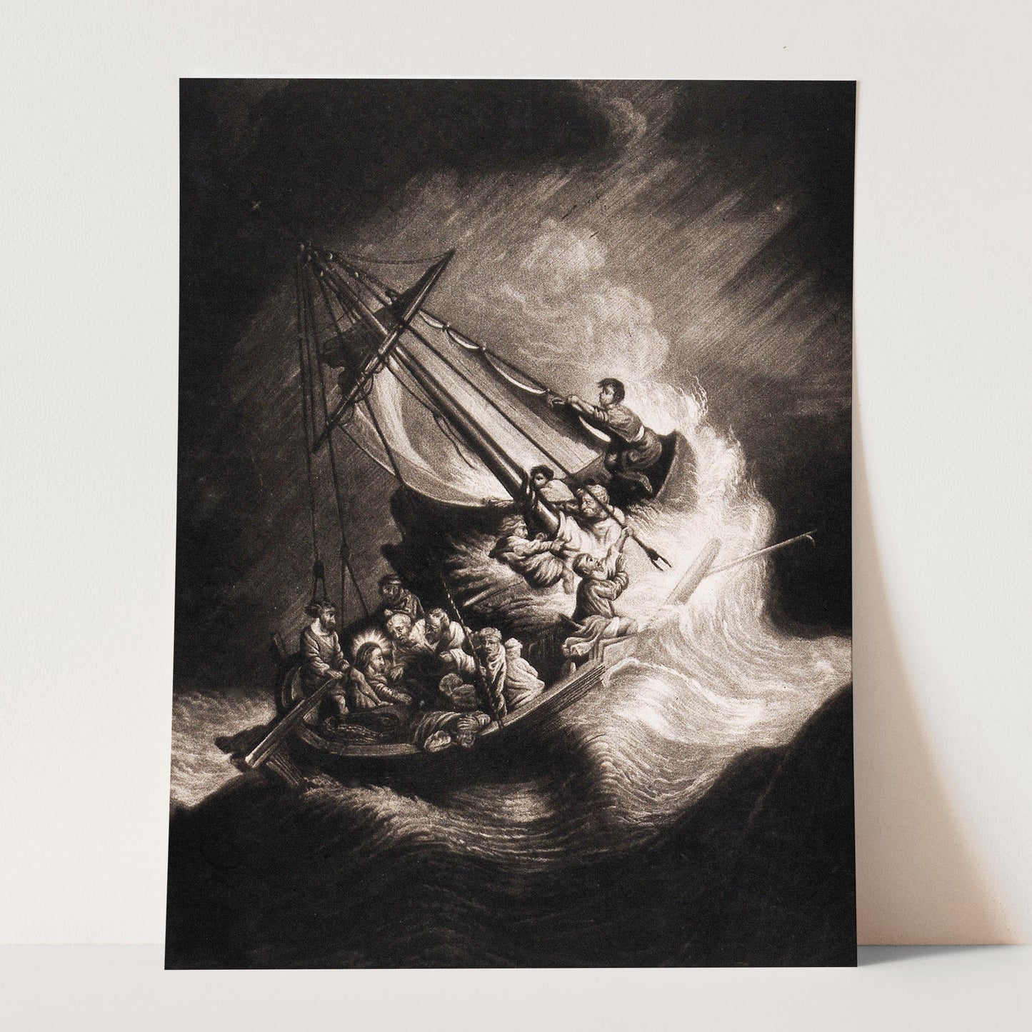 Christ And The Apostles In The Storm On The Sea Of Galilee