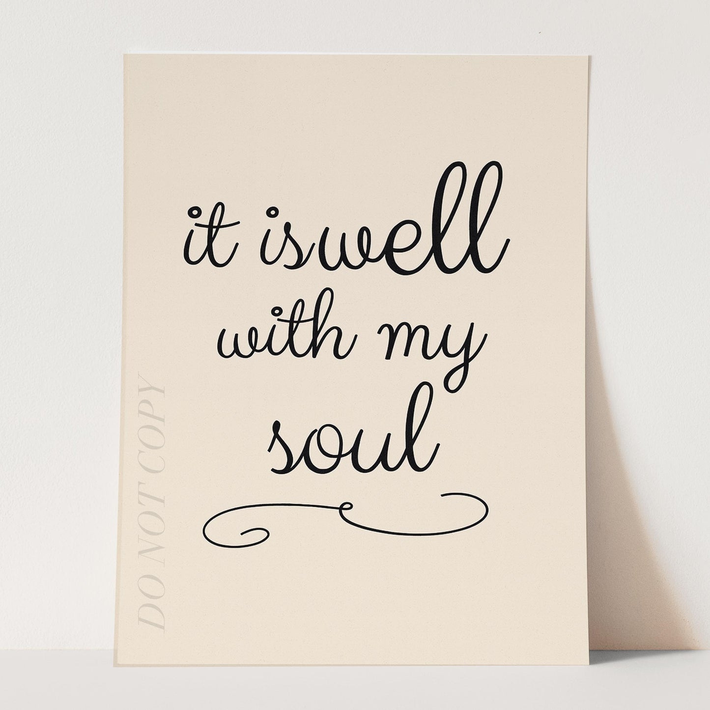 It Is Well With My Soul Wall Sign